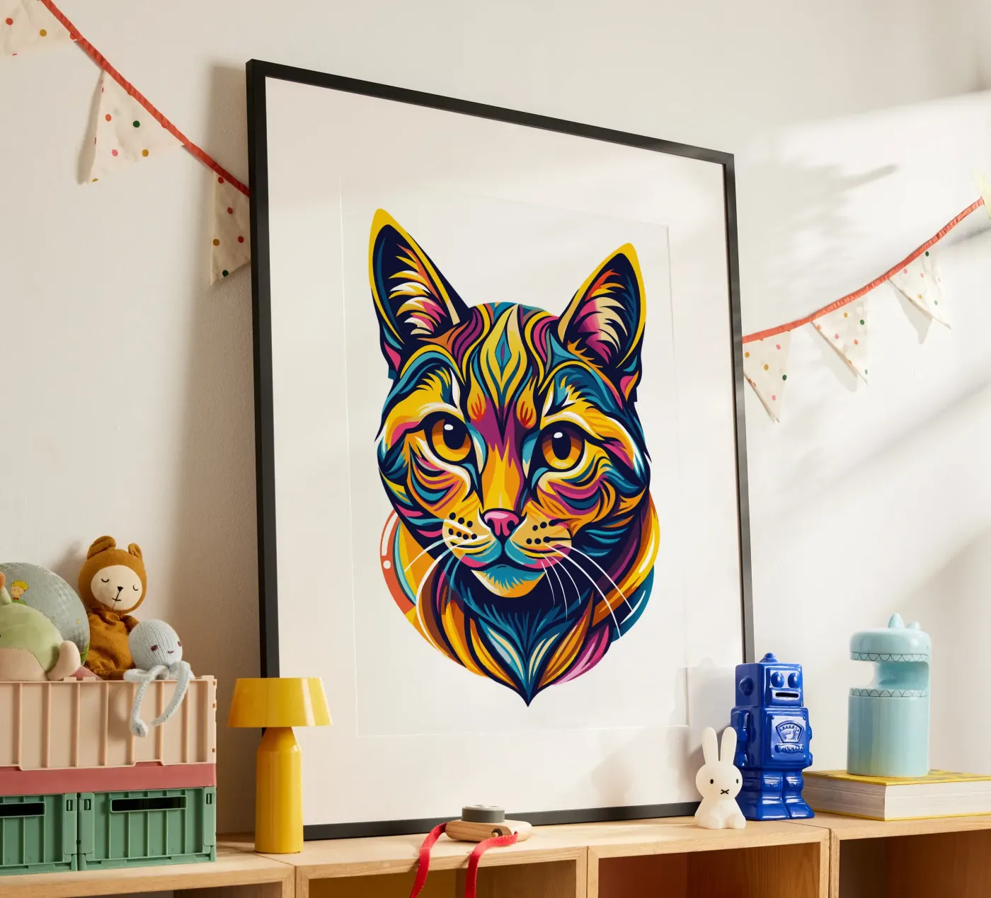 Cat Lovers poster by Artnesia
