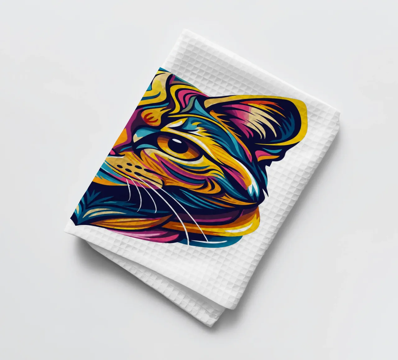 Cat Lovers tea towel by Artnesia