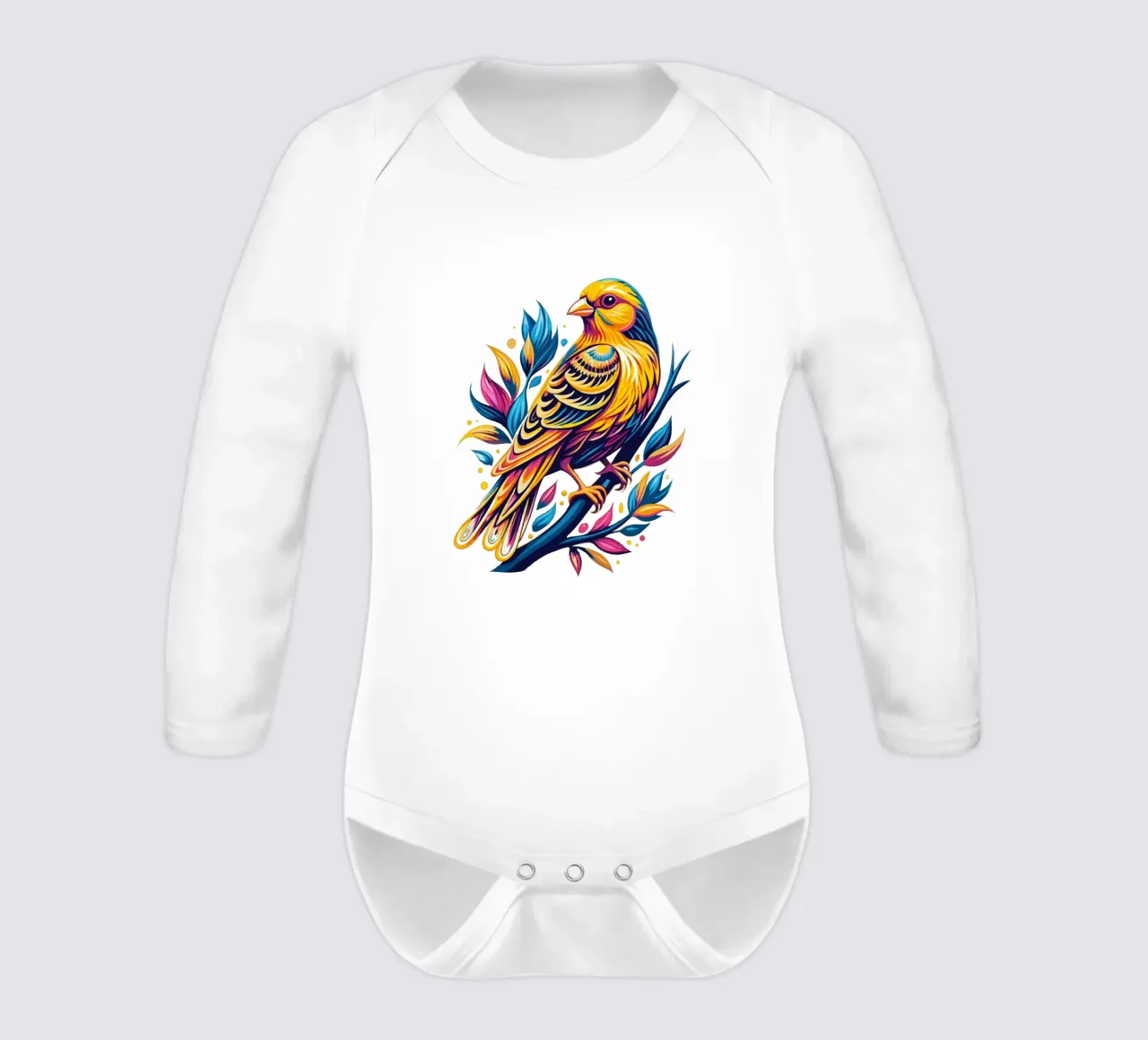 Amoureux des canaris body manches longues de Artnesia