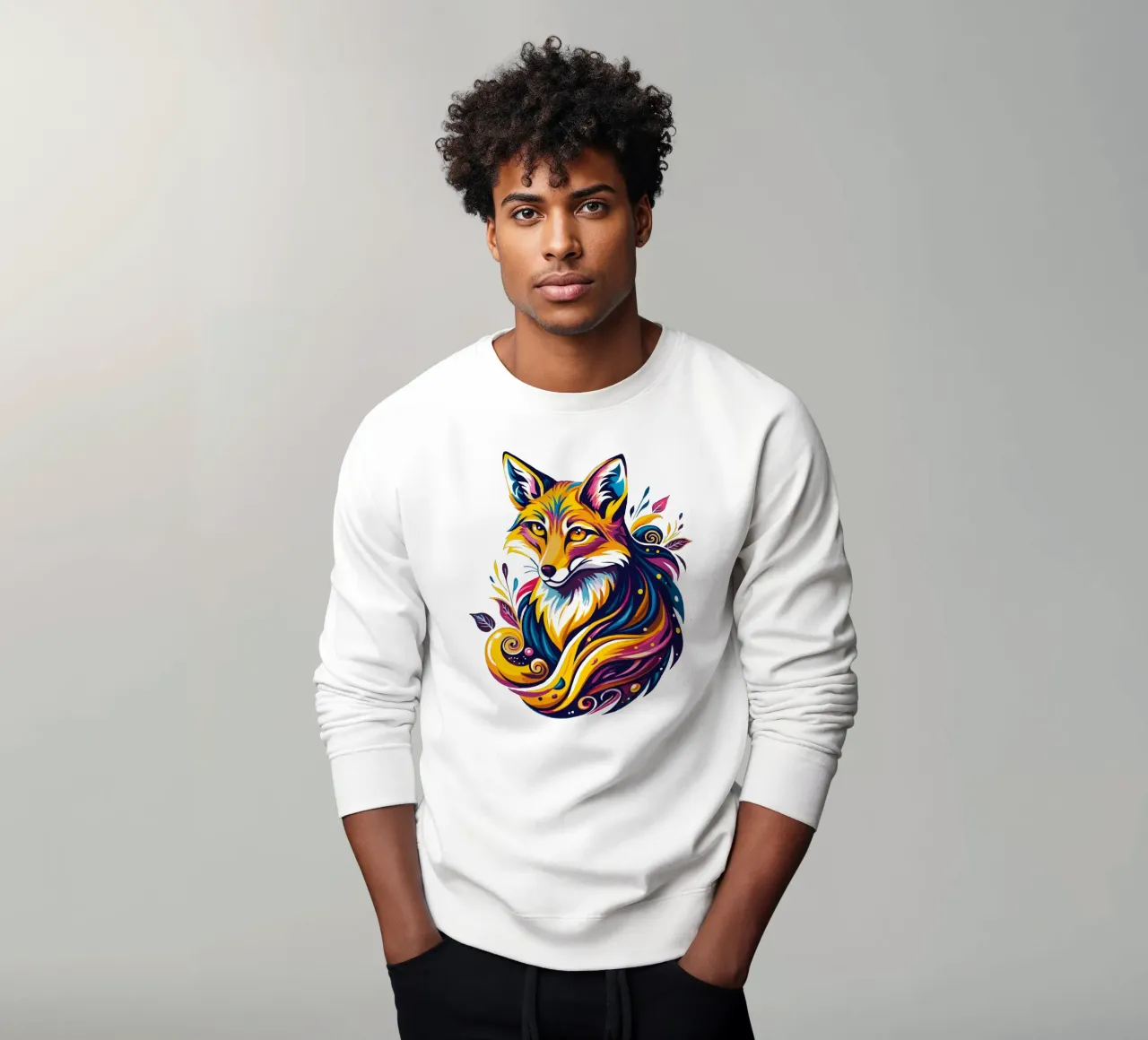 Capricho de zorro radiante sudadera de Artnesia