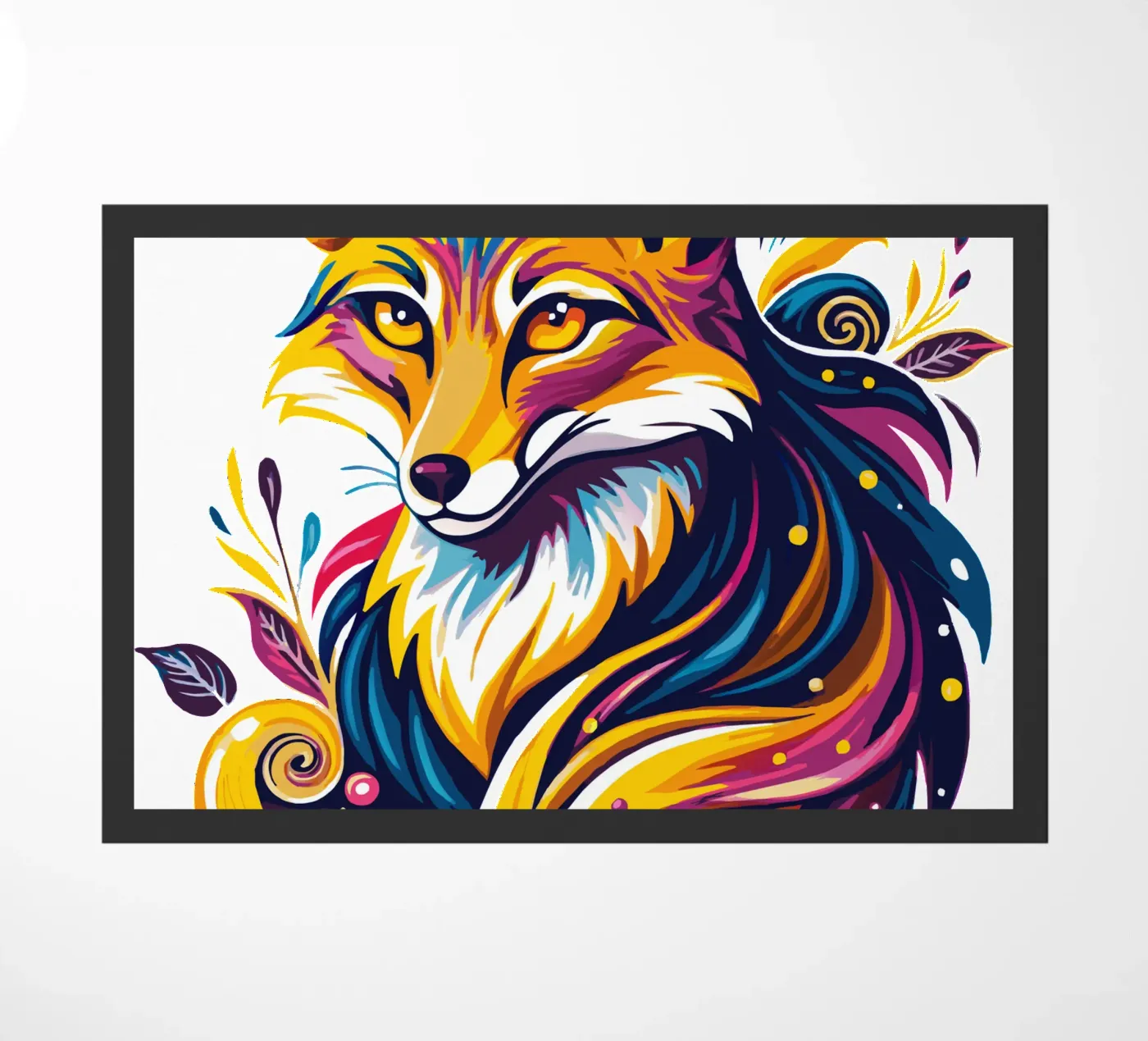 Radiant Fox Whimsy paillasson de Artnesia