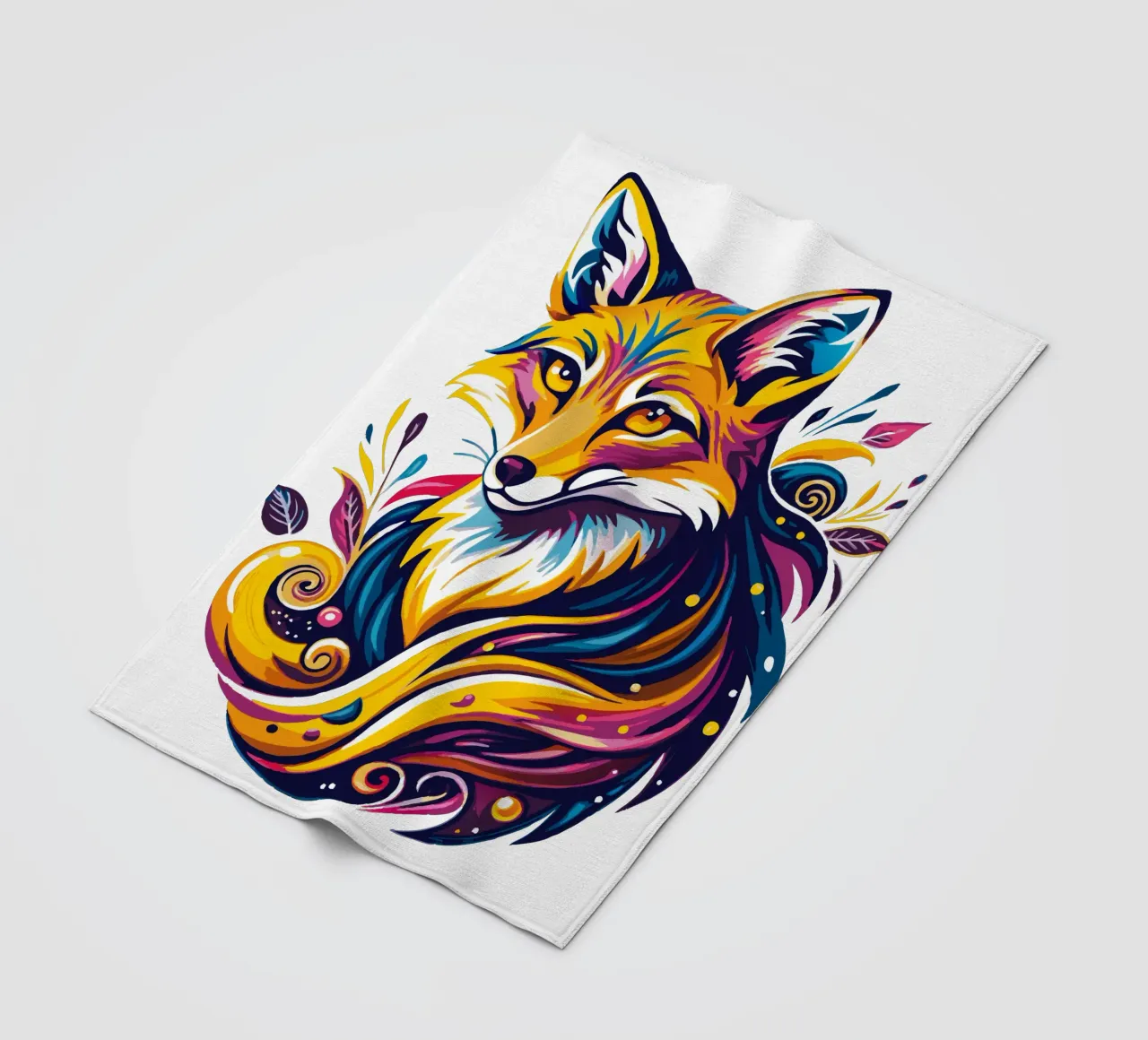 Strahlender Fuchs Whimsy Fleecedecke von Artnesia