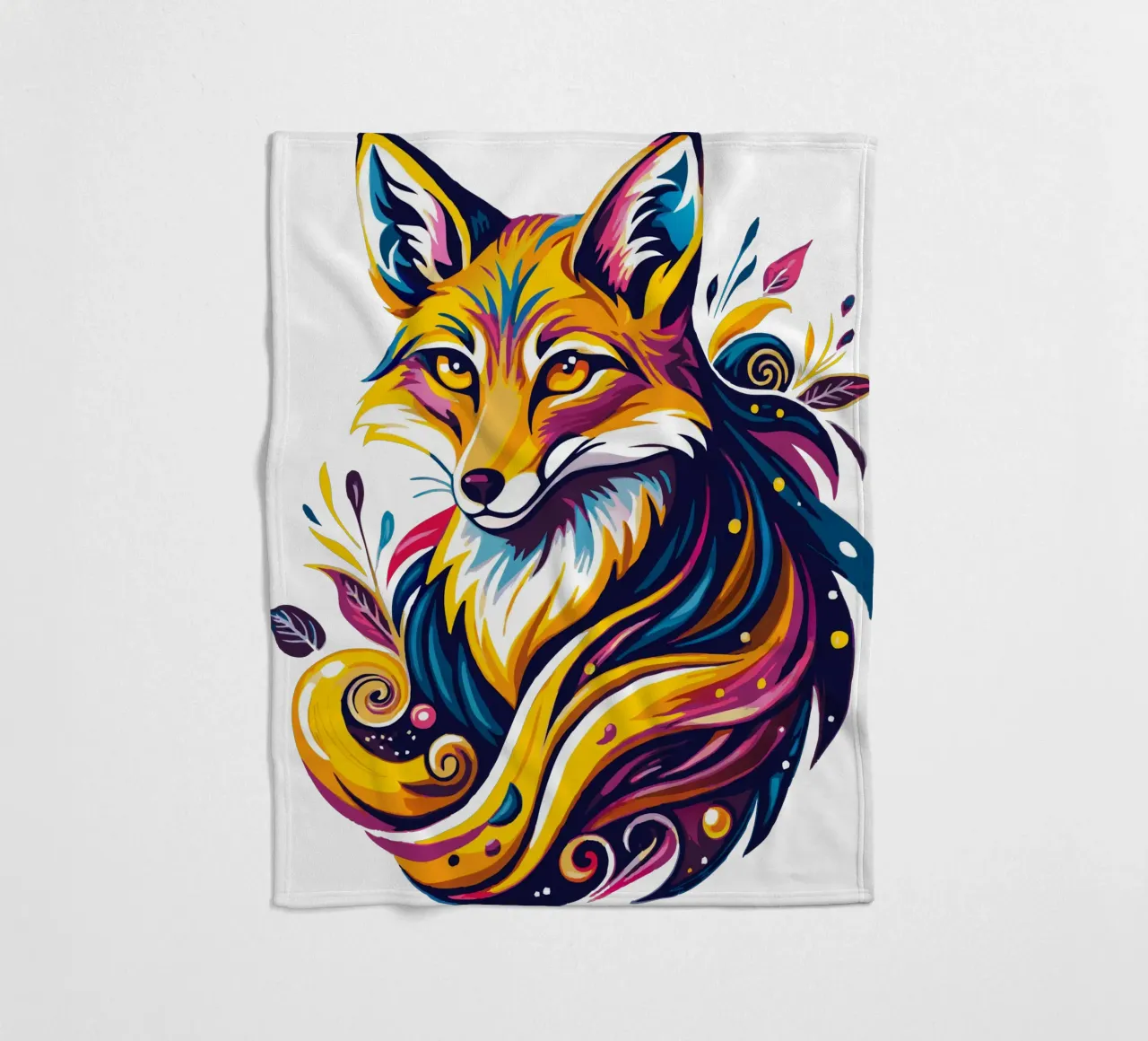 Strahlender Fuchs Whimsy Fleecedecke von Artnesia