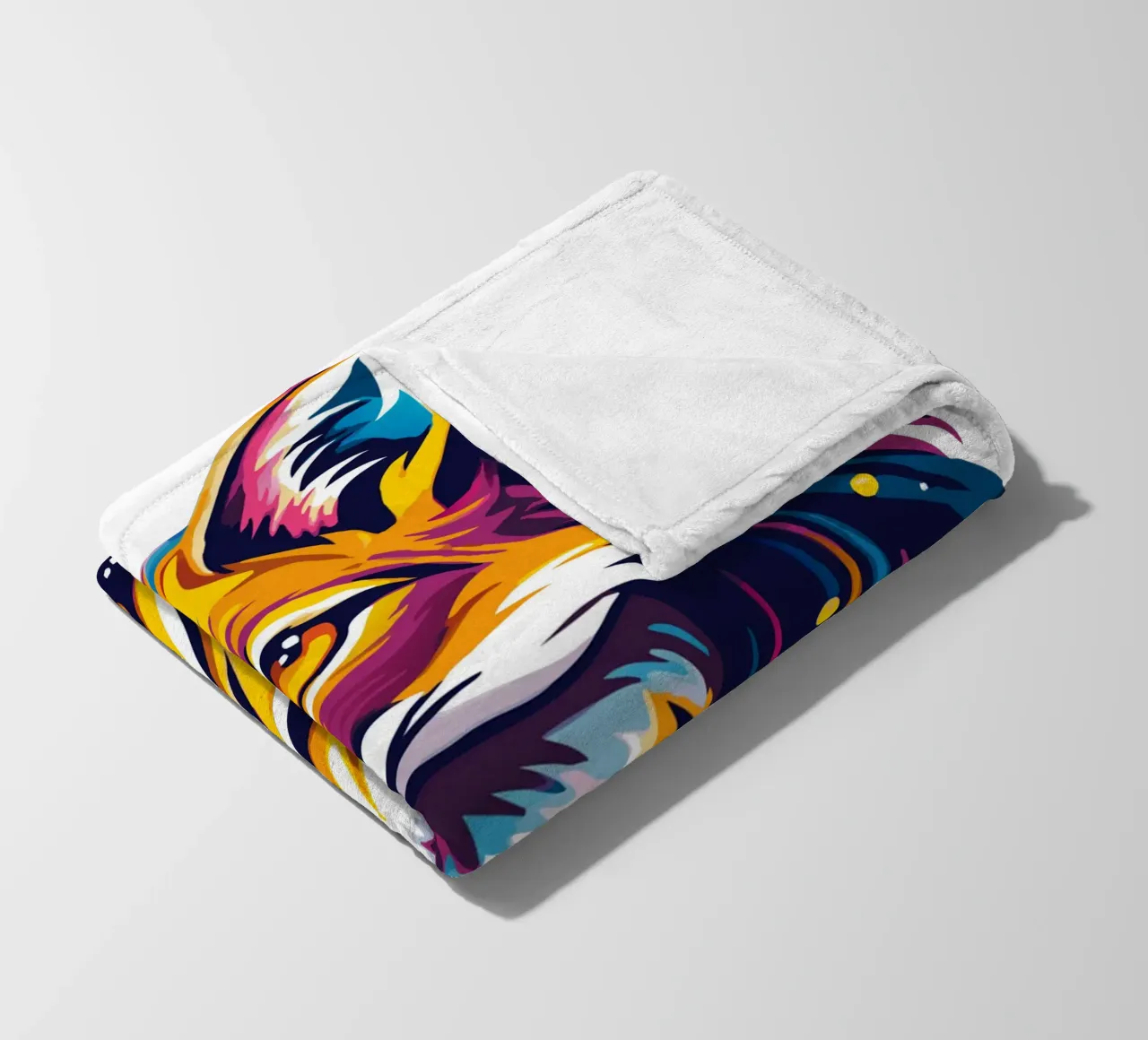 Strahlender Fuchs Whimsy Fleecedecke von Artnesia