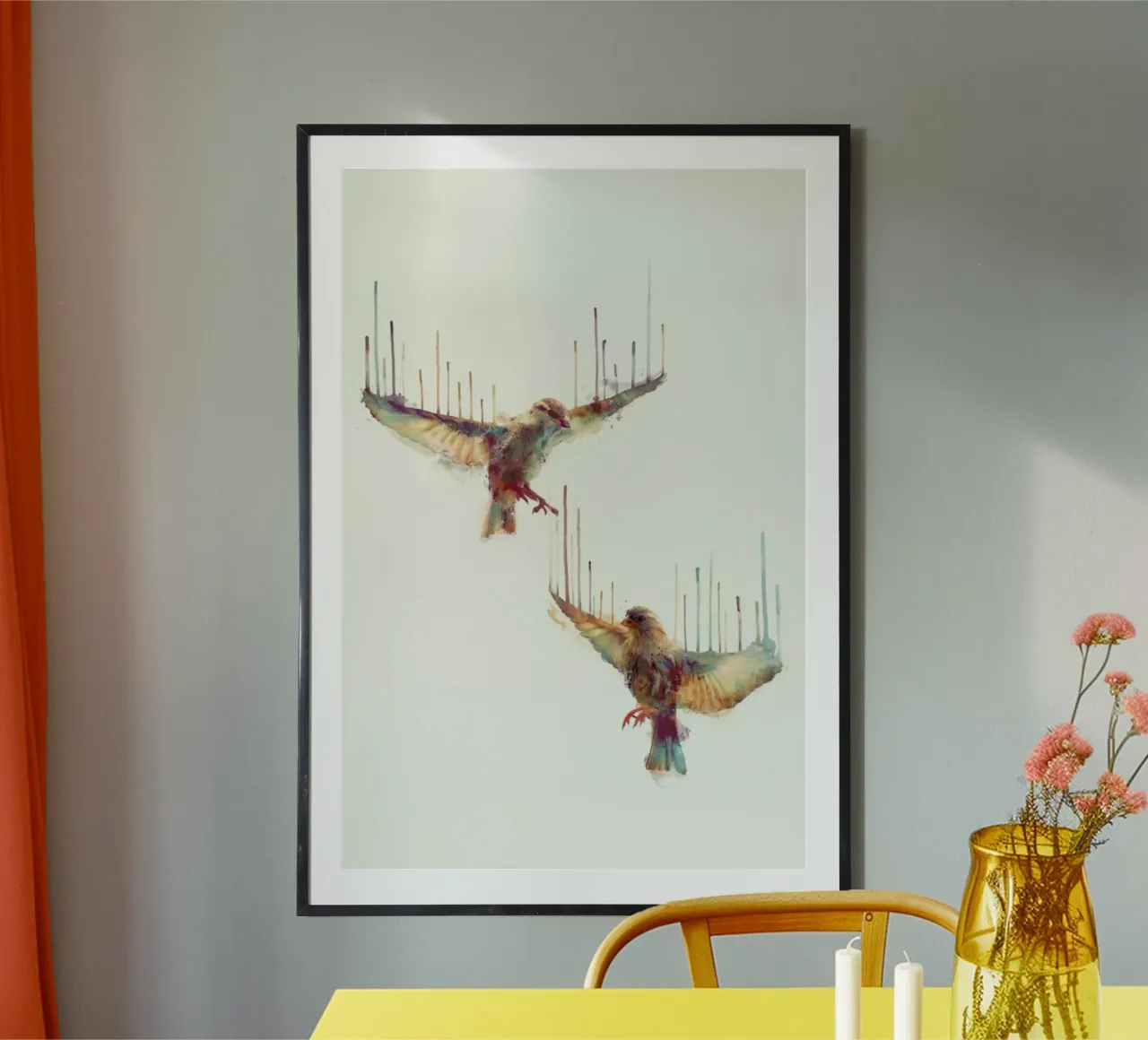Awake poster con telaio in plastica da Amy Hamilton