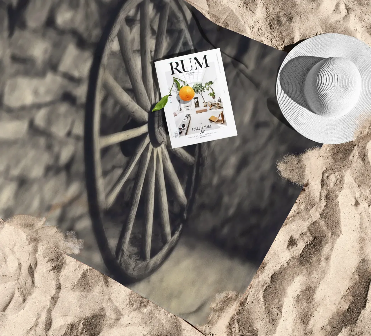 Waggon Wheel telo mare da Dave Hare Photography