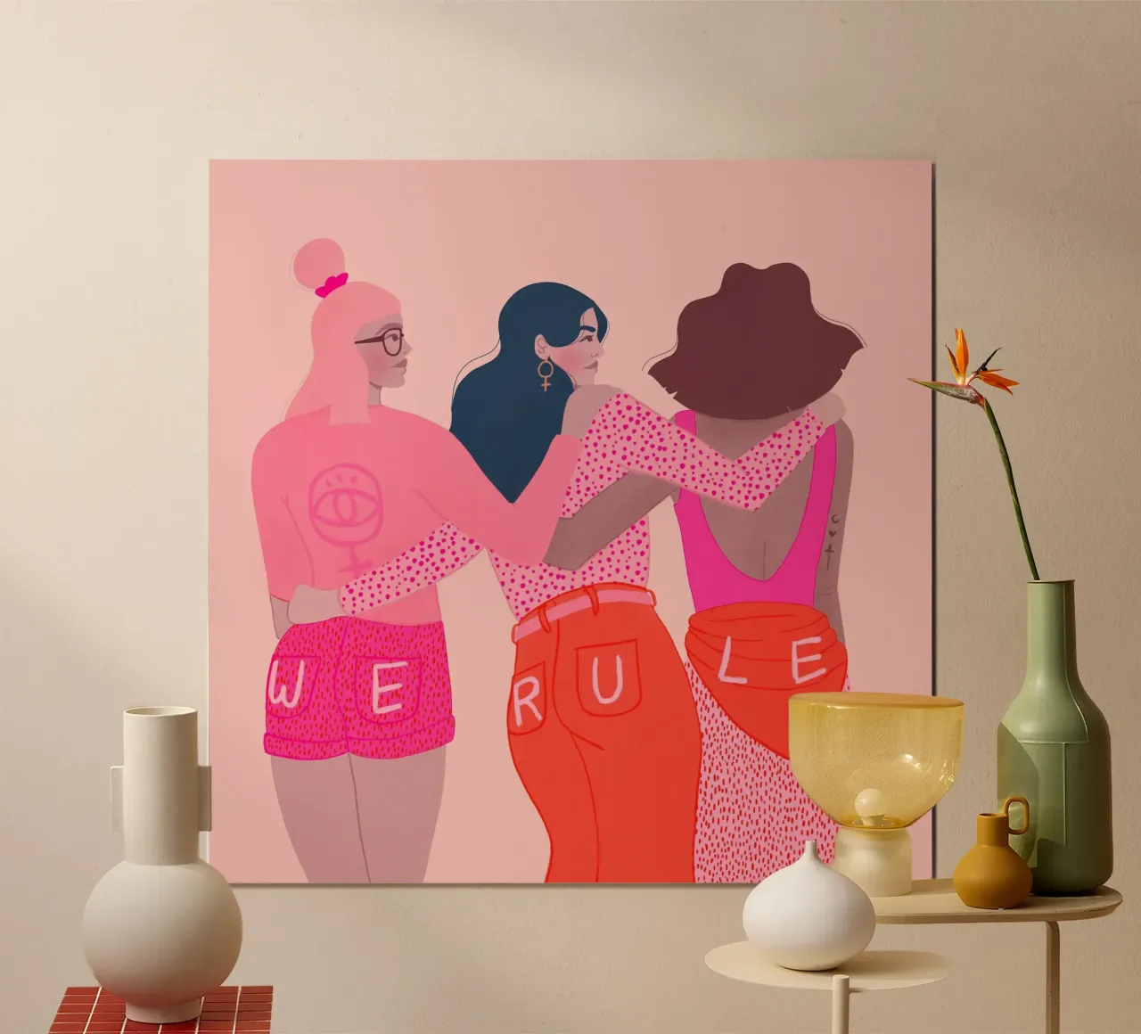 Veronika Grenzebach - Noi governiamo poster con telaio in plastica da The Artcircle