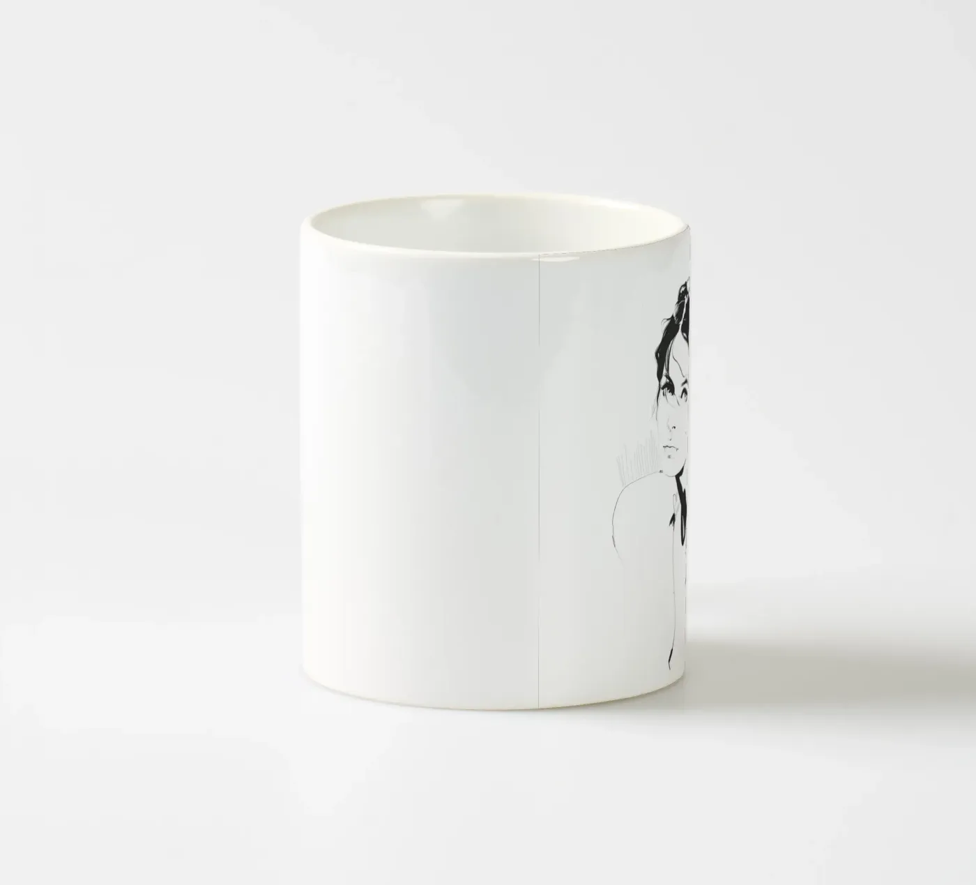 Supernova ceramic mug by Manuel Rebollo