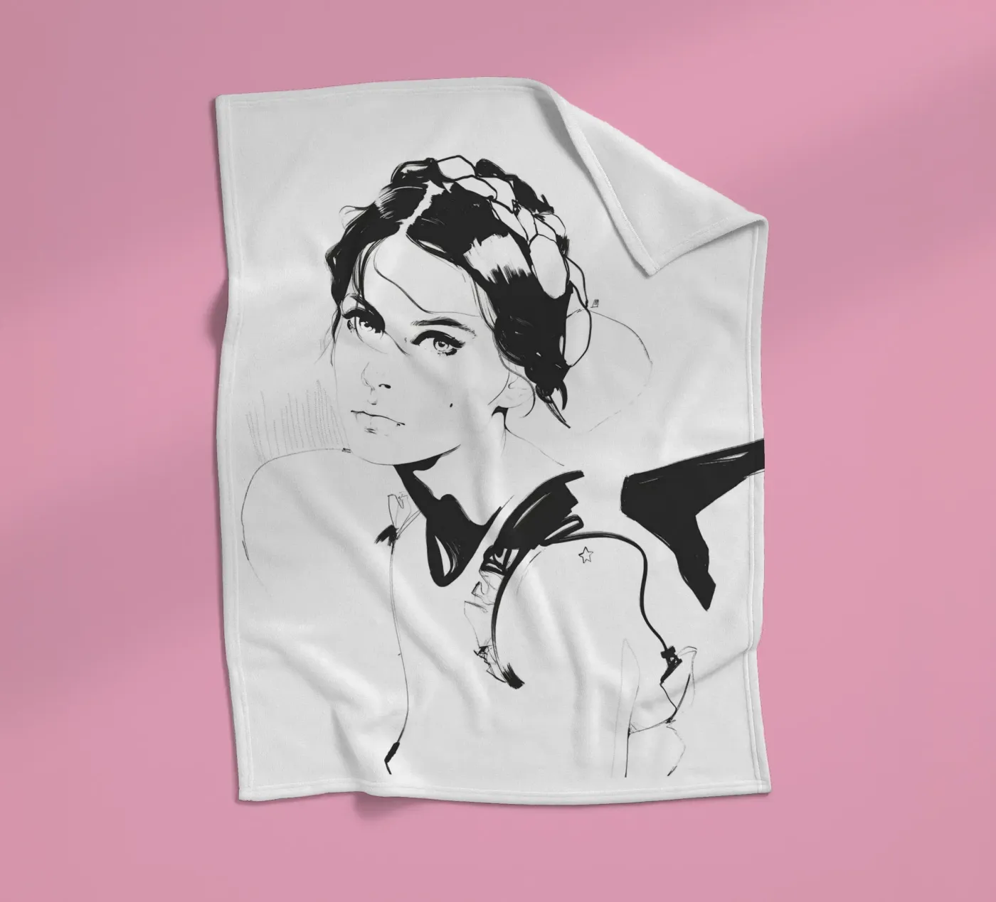 Supernova Fleecedecke von Manuel Rebollo