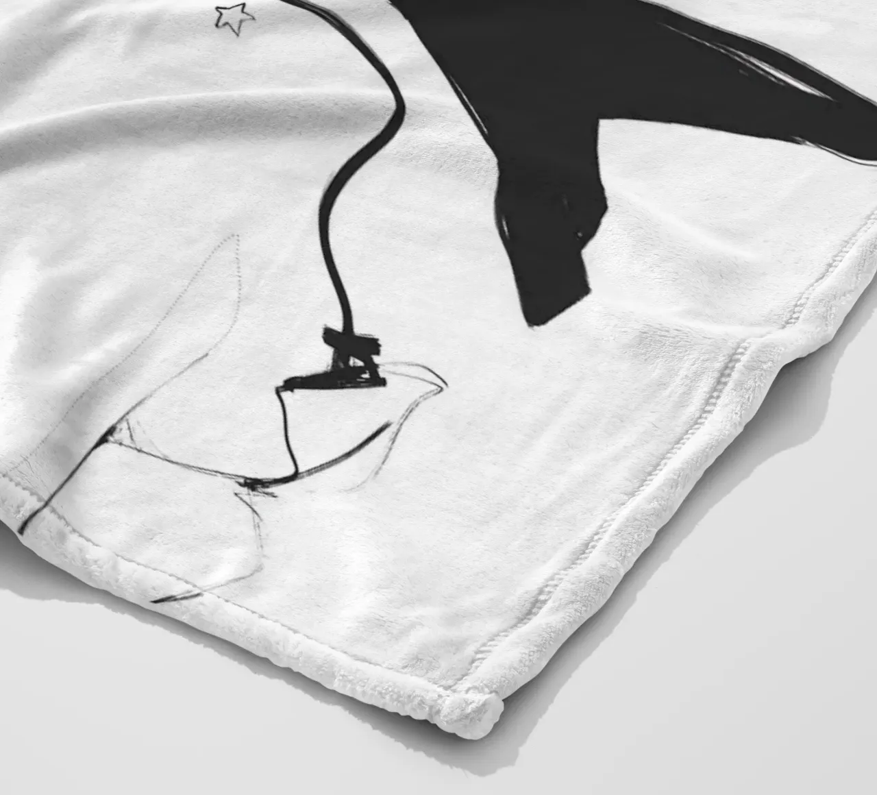 Supernova fleece blanket by Manuel Rebollo