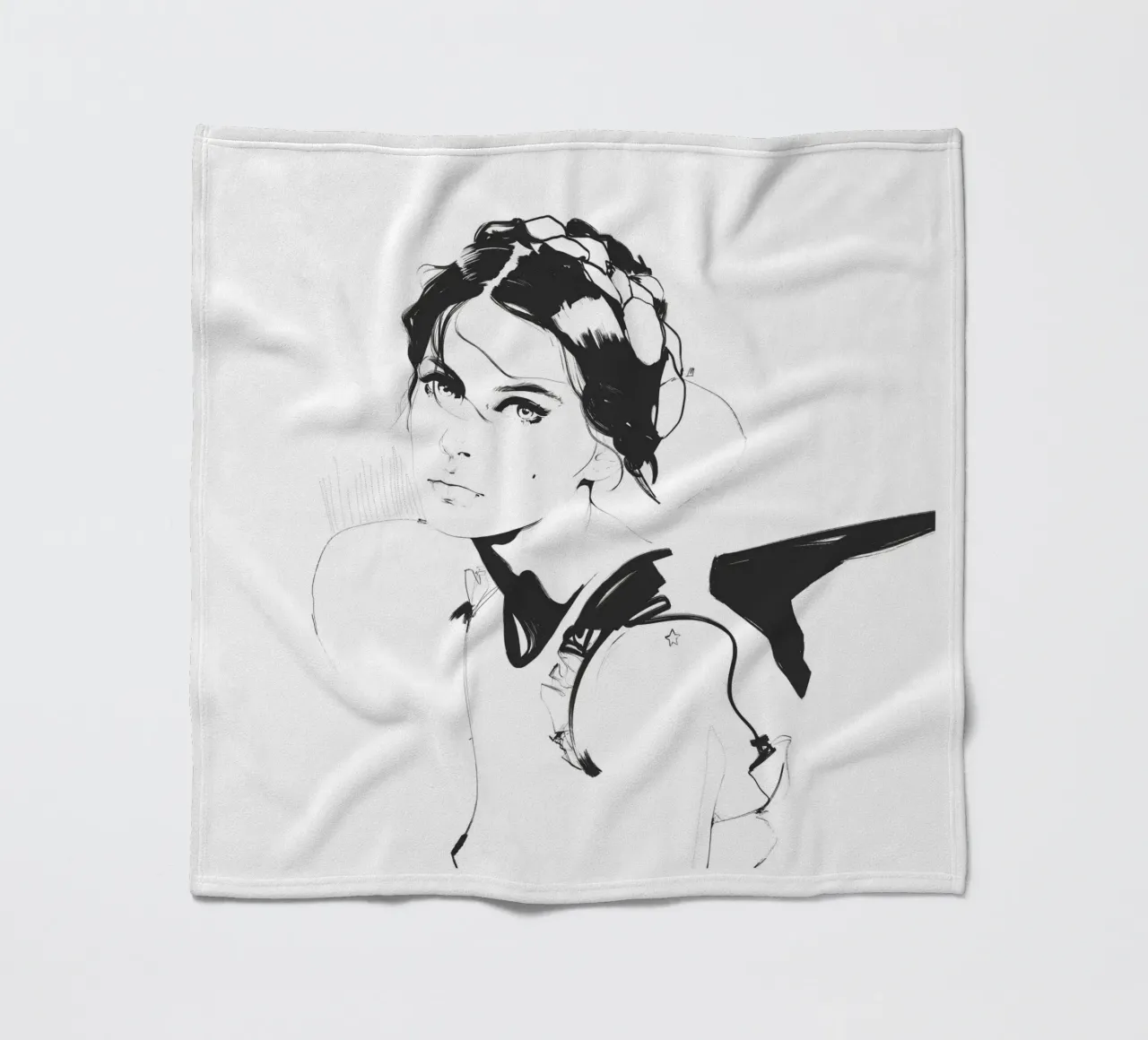 Supernova fleece blanket by Manuel Rebollo