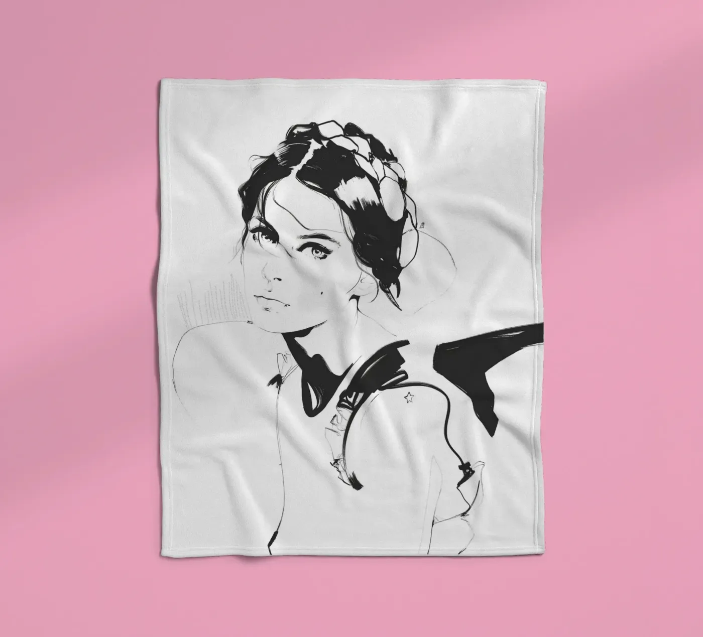 Supernova Fleecedecke von Manuel Rebollo