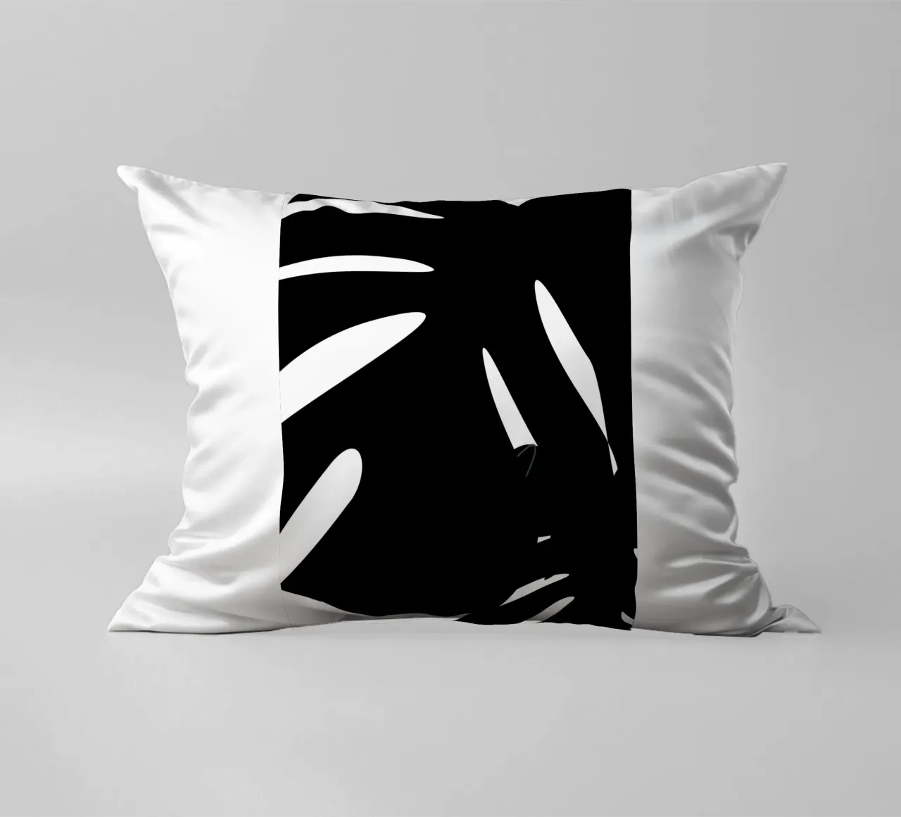 Foliage black and white cuscino da LisaArtes