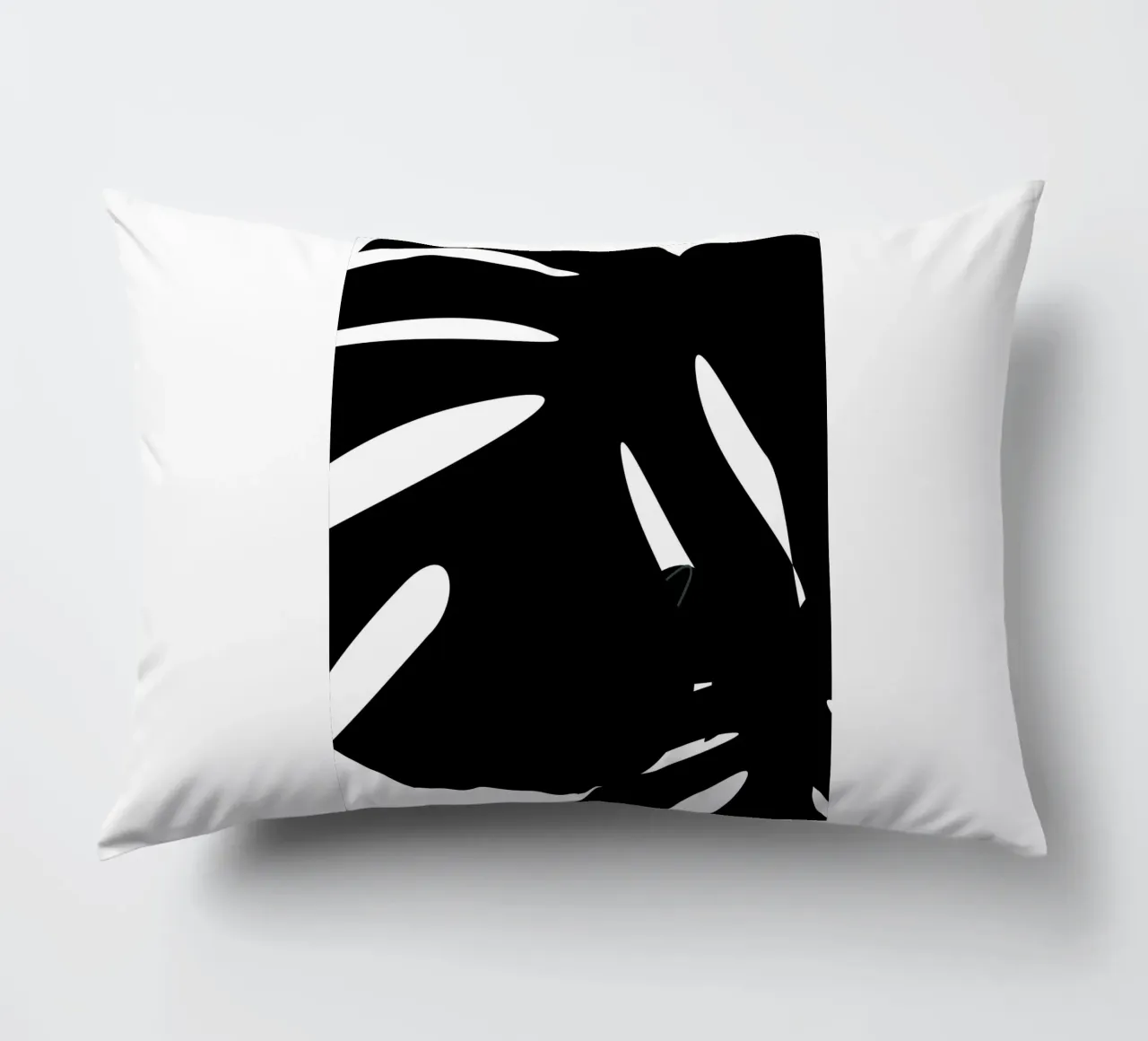 Foliage black and white cuscino da LisaArtes