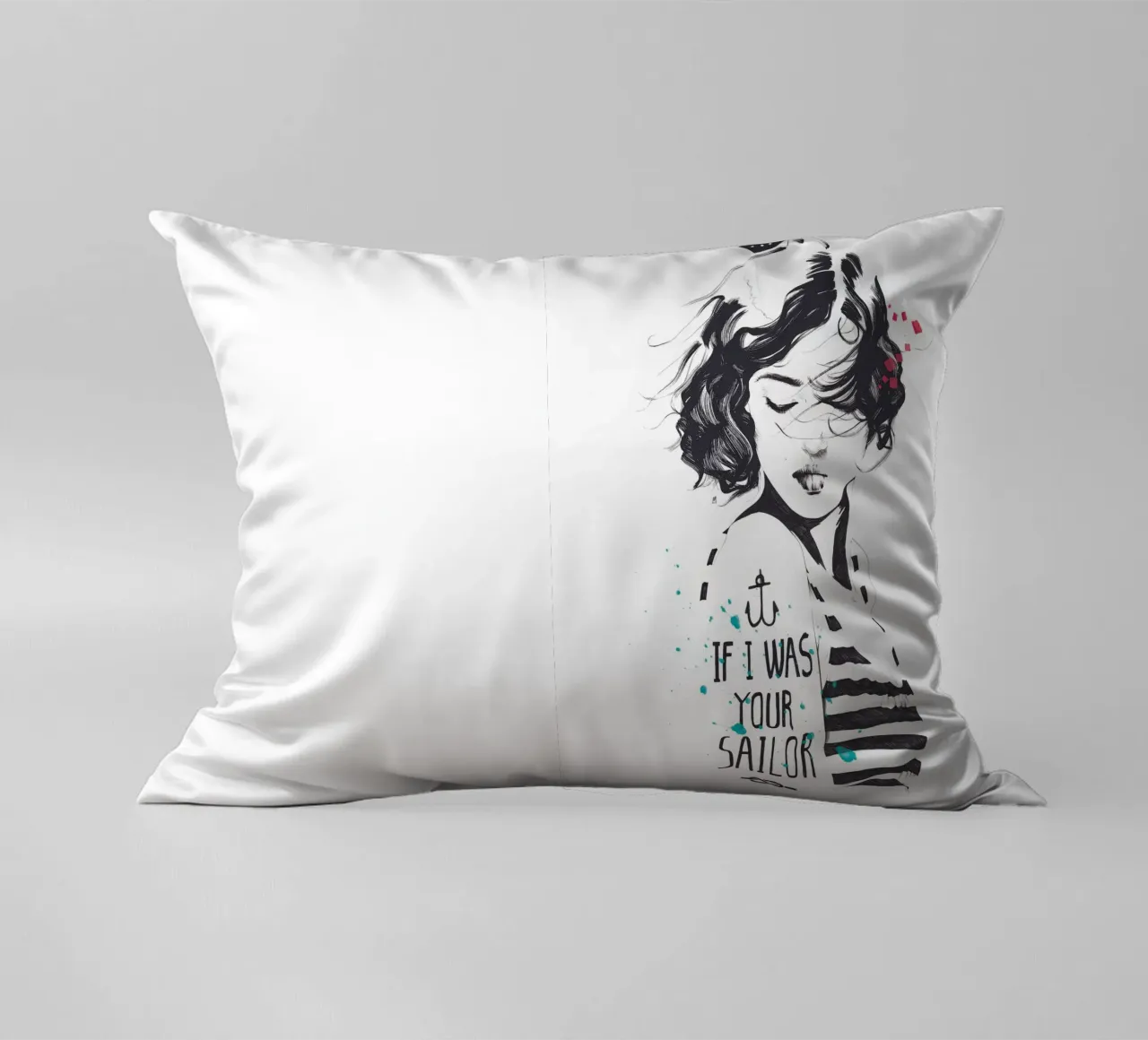 If I Was Your Sailor cuscino da Manuel Rebollo