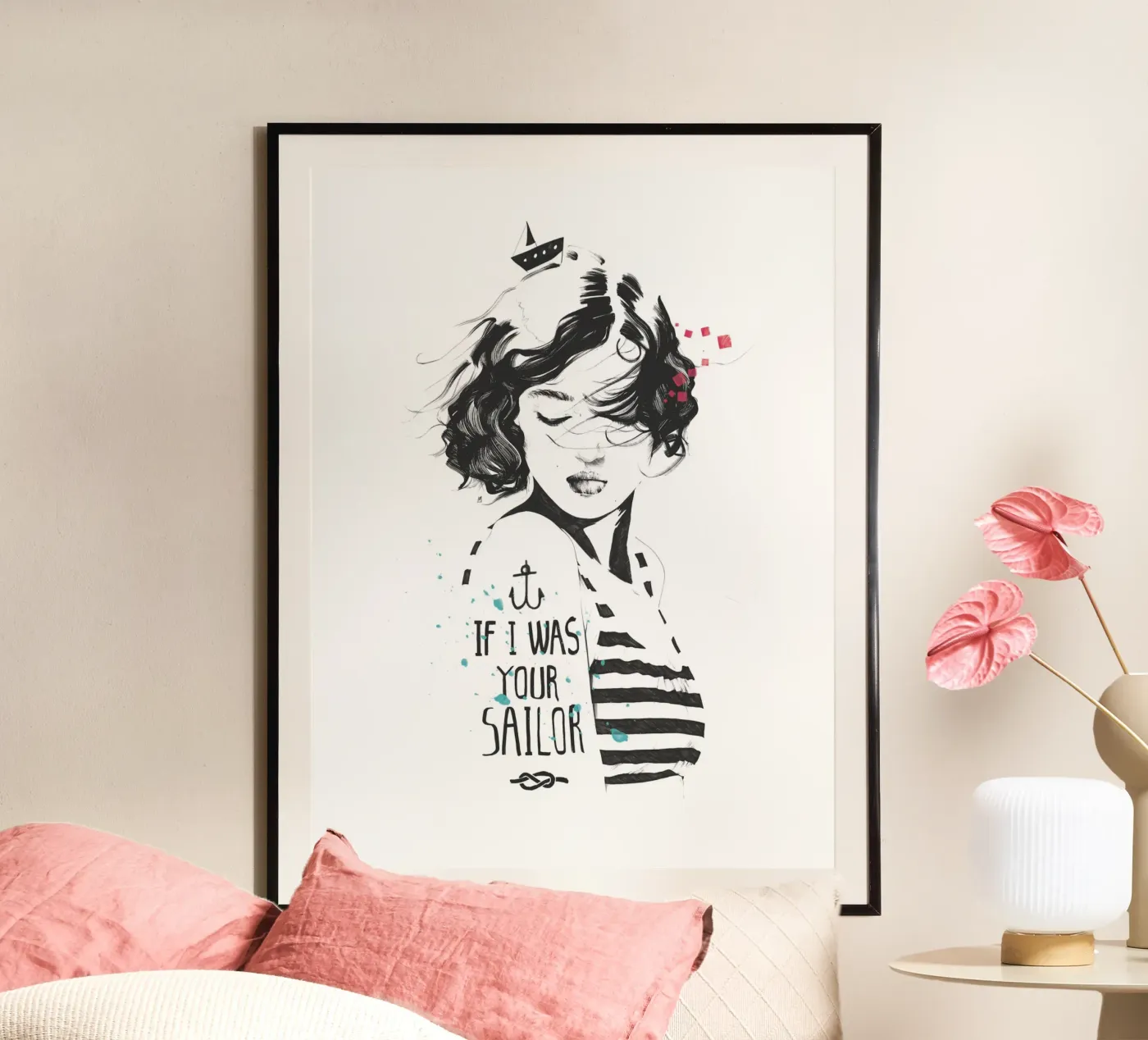 If I Was Your Sailor Poster von Manuel Rebollo