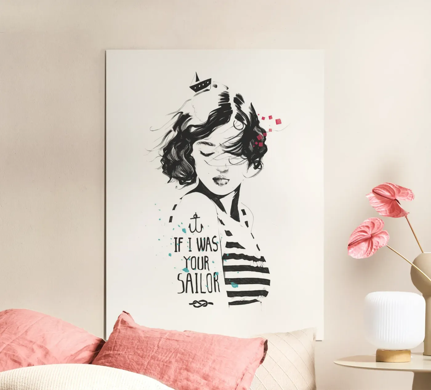 If I Was Your Sailor Poster von Manuel Rebollo