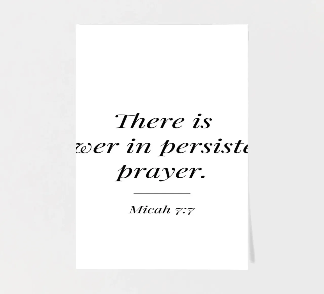 C'è forza in una citazione persistente foglio adesivo da Paigaam Studio