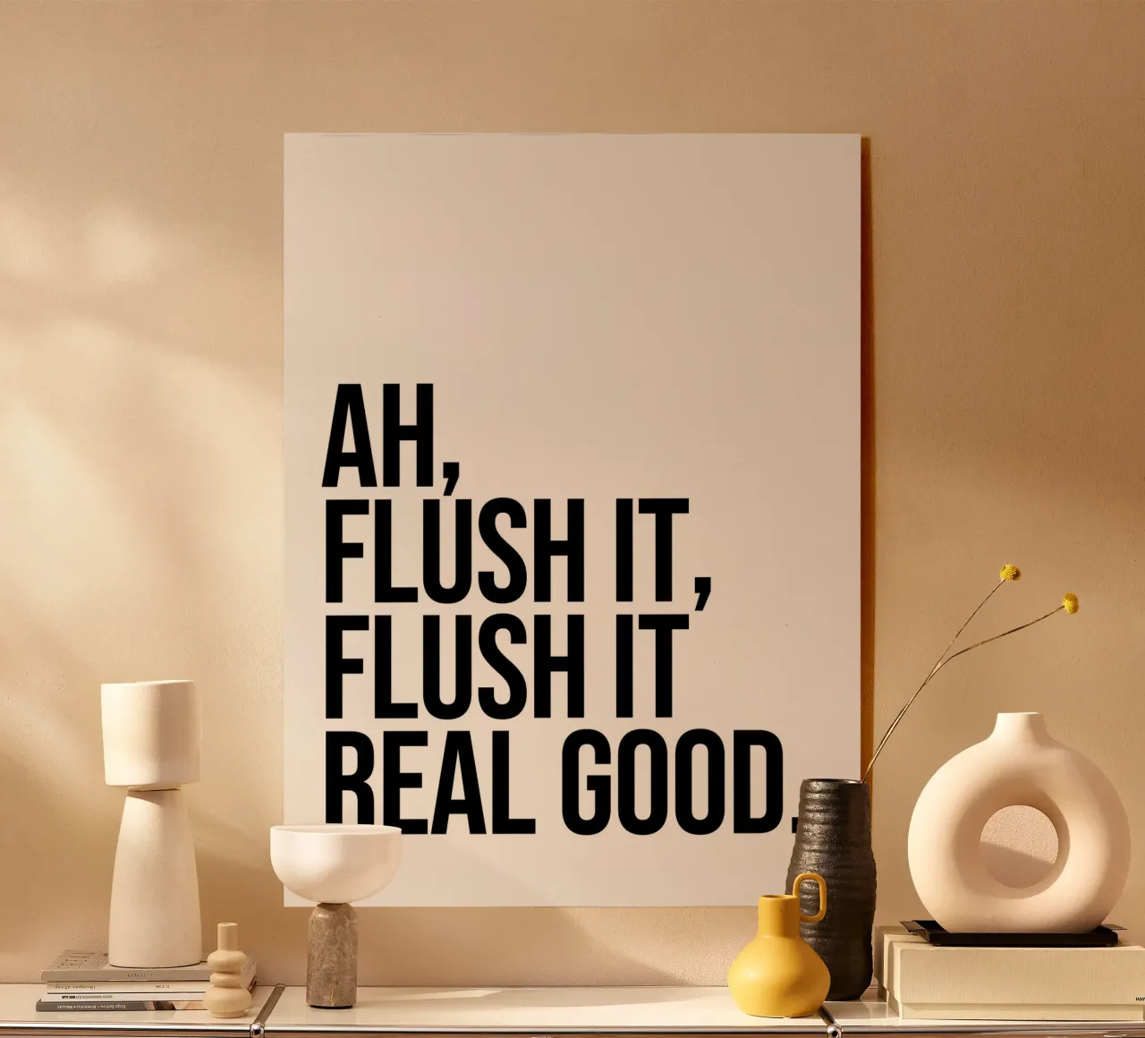 Ah, sciacquatela, sciacquatela per bene, cit. plexiglass da Paigaam Studio