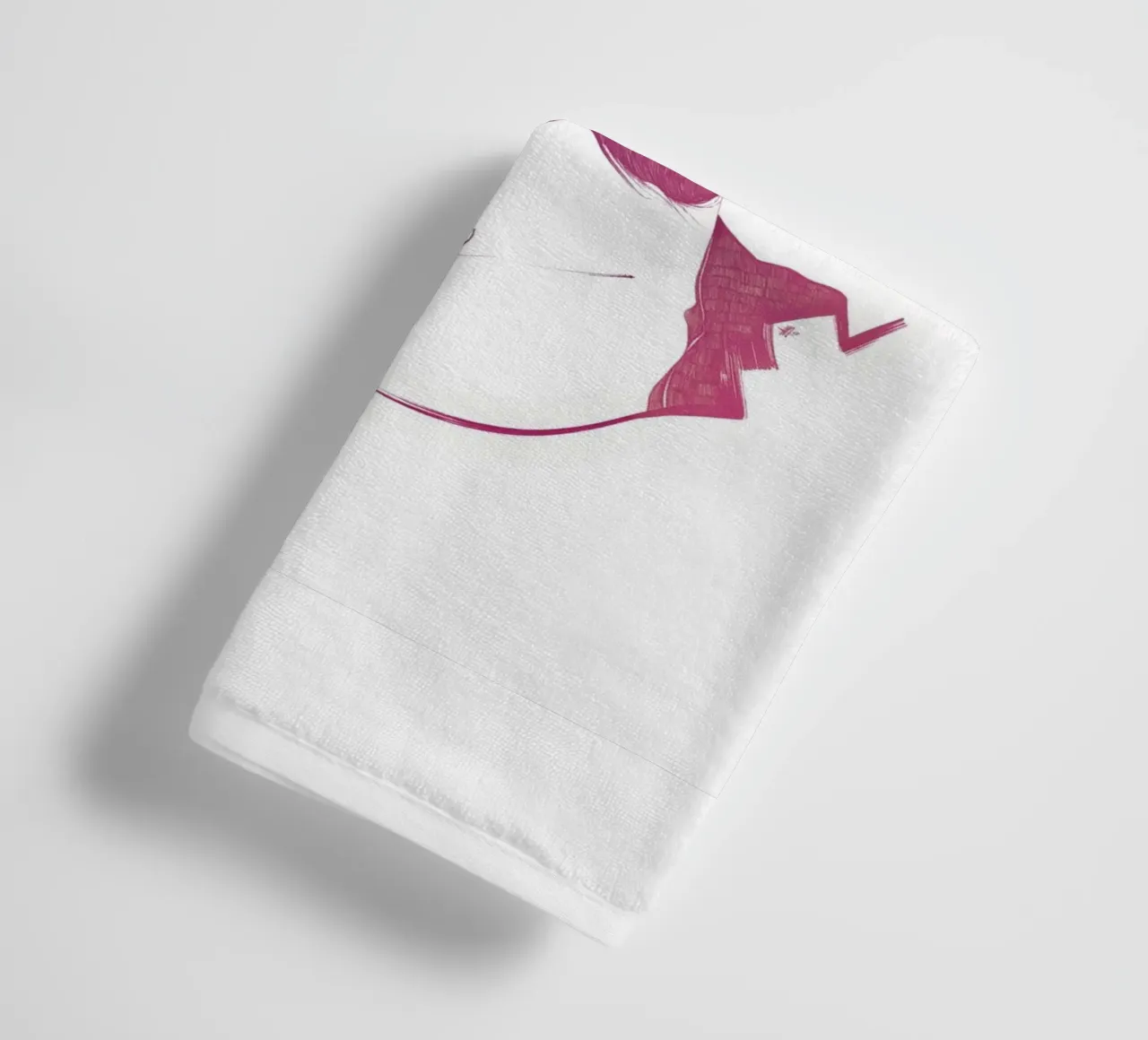 Supergirl towel by Manuel Rebollo