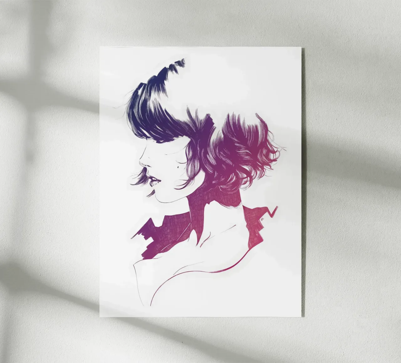 Supergirl plexiglass da Manuel Rebollo