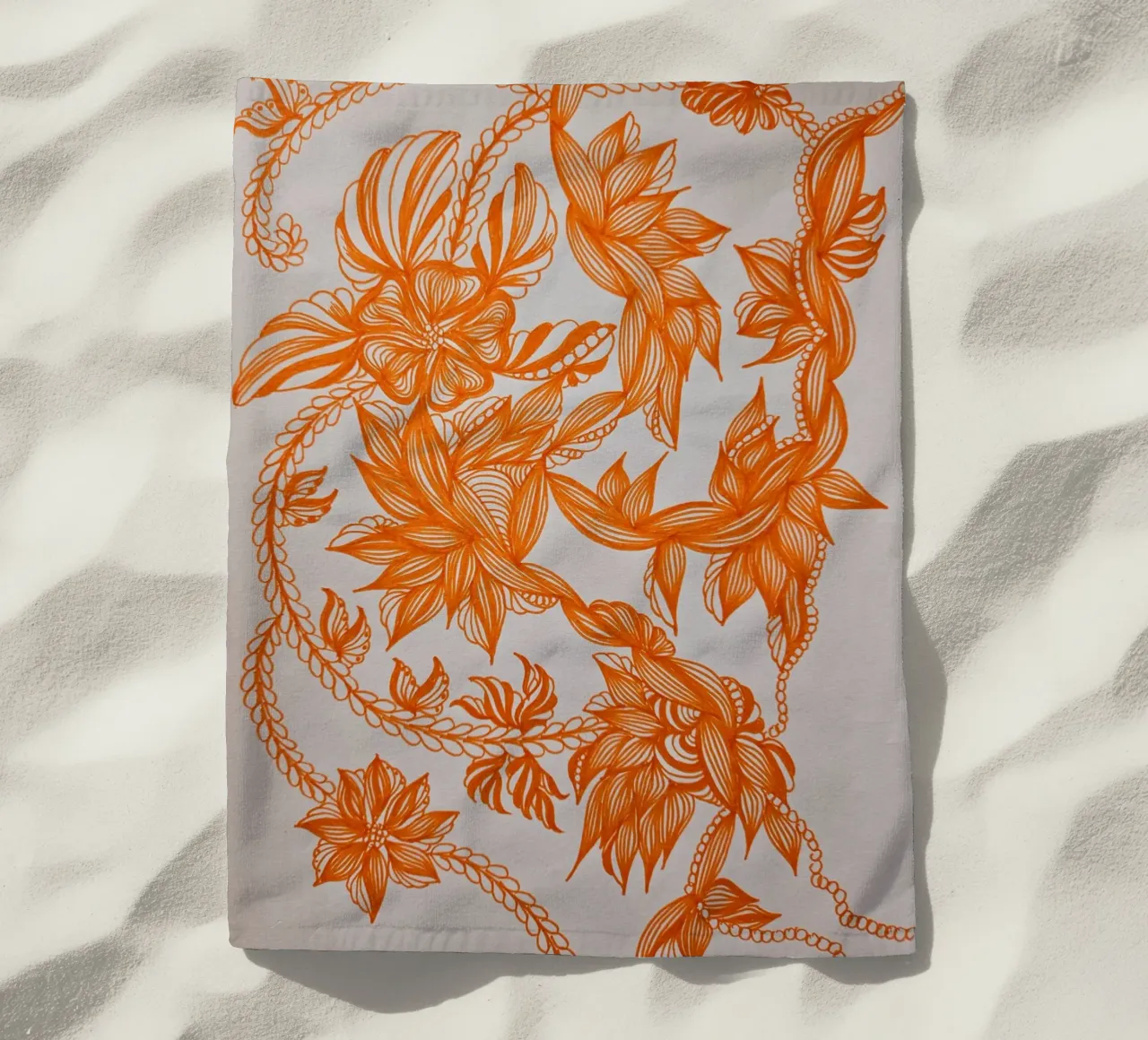 JARDIN SOLAIRE beach towel by L'Atelier des merveilles