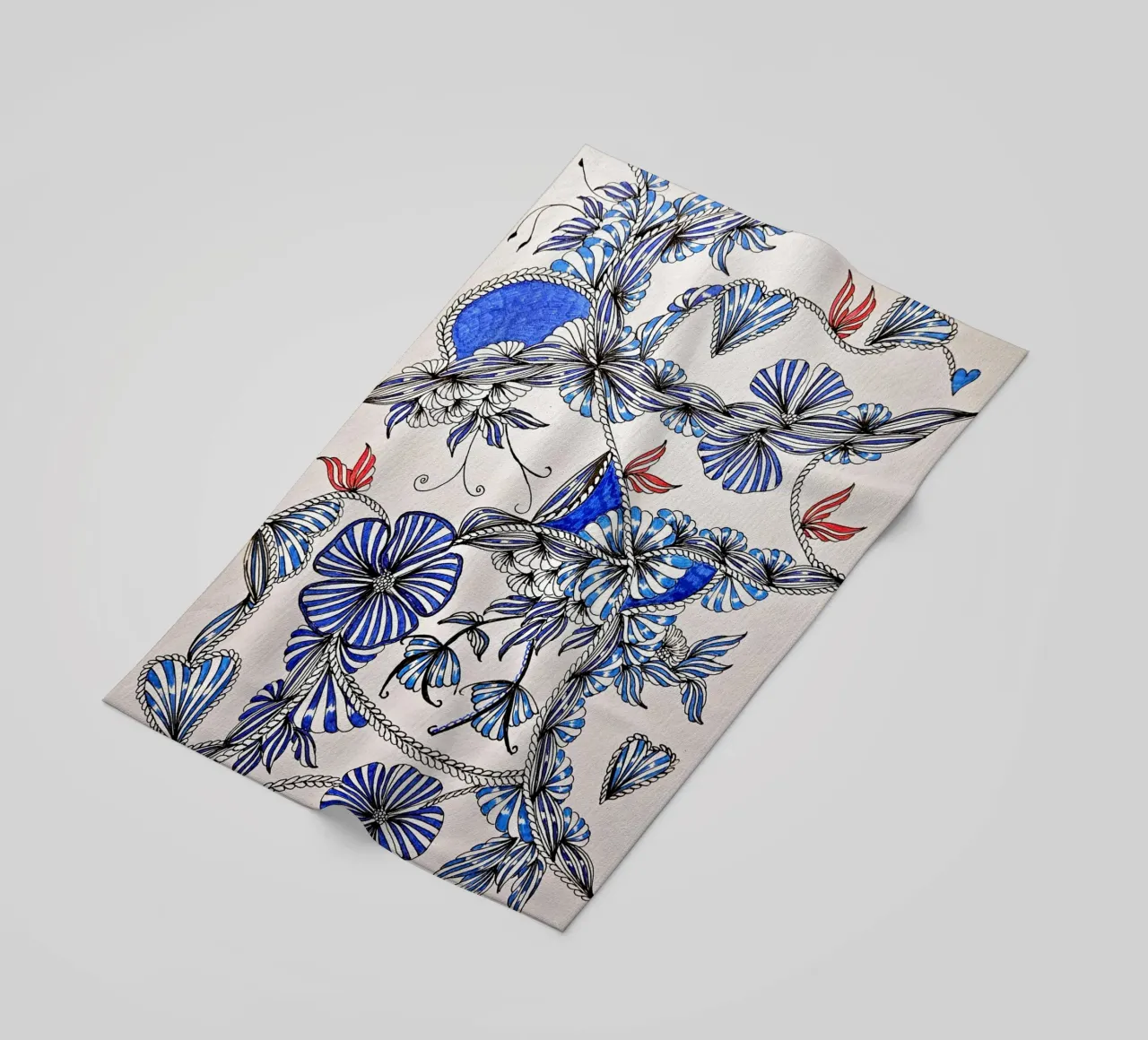 SINFONIA BLU telo mare da L'Atelier des merveilles