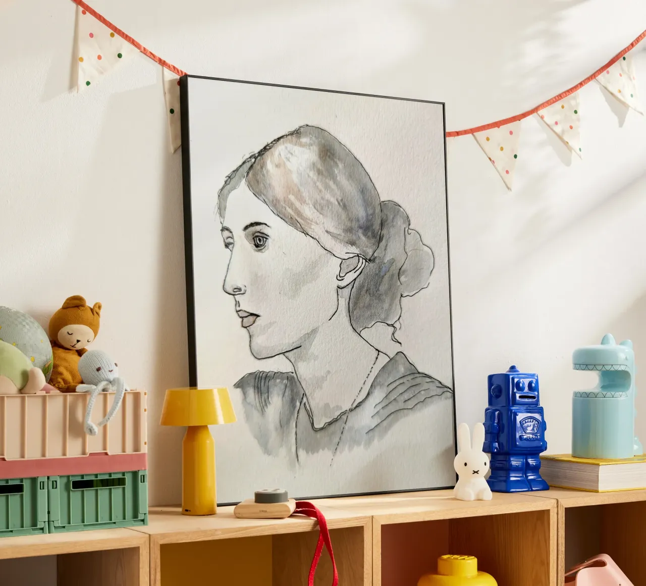 VIRGINIA WOOLF alluminio dibond da Tine