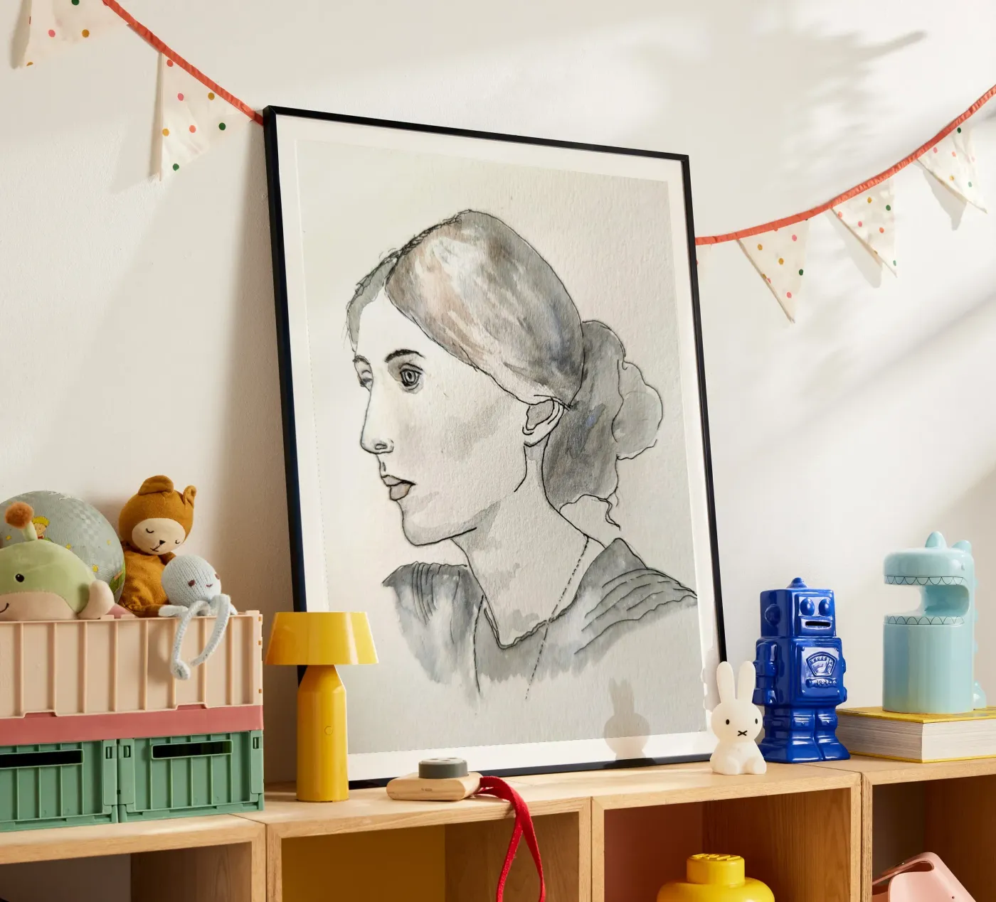 VIRGINIA WOOLF Poster von Tine