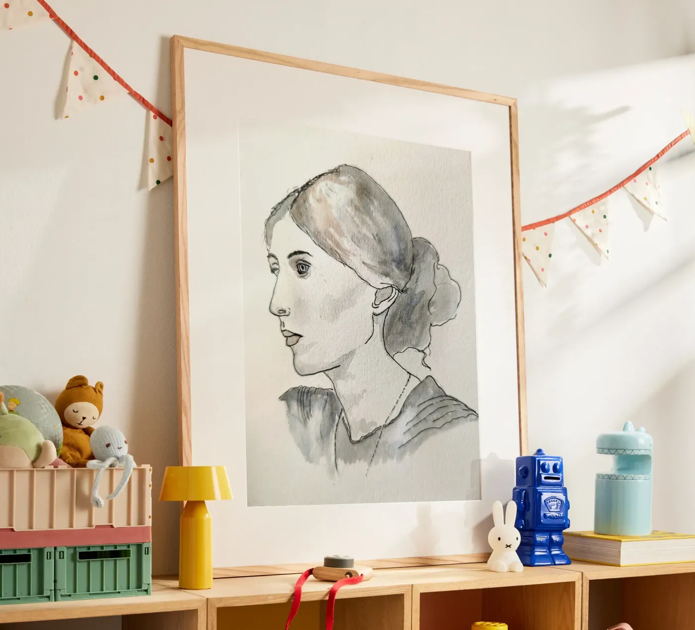 VIRGINIA WOOLF Poster von Tine