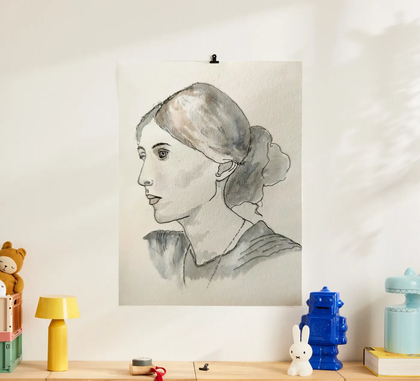 VIRGINIA WOOLF Poster von Tine