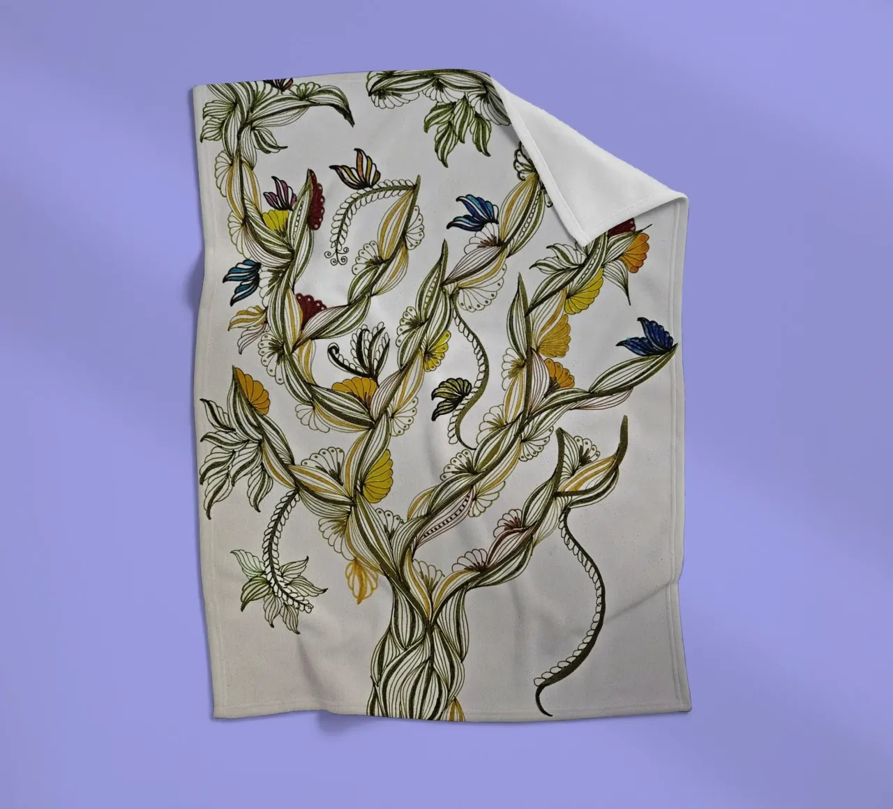 LEBENSBAUM Fleecedecke von L'Atelier des merveilles