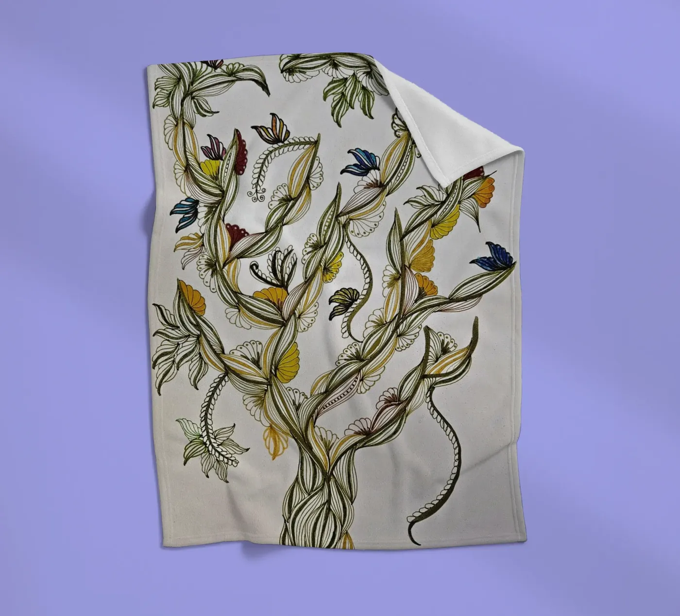 TREE OF LIFE Fleecedecke von L'Atelier des merveilles