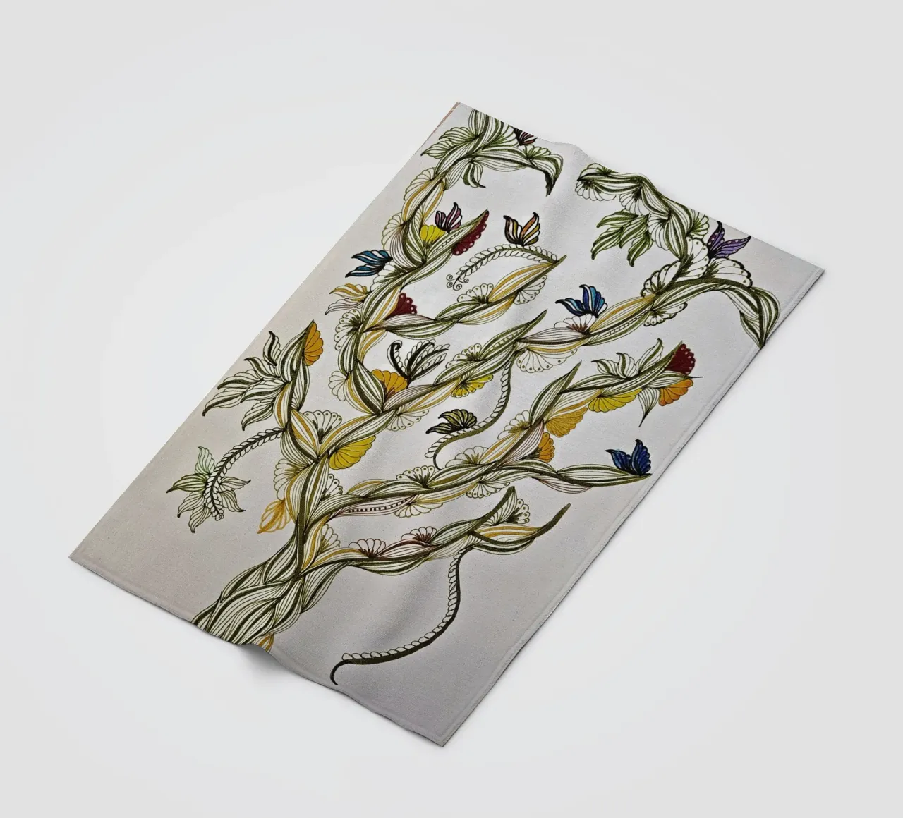 ALBERO DELLA VITA coperta in pile da L'Atelier des merveilles