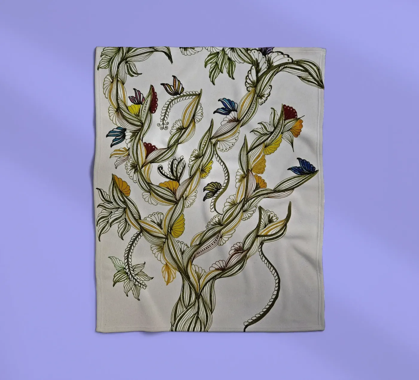 TREE OF LIFE Fleecedecke von L'Atelier des merveilles