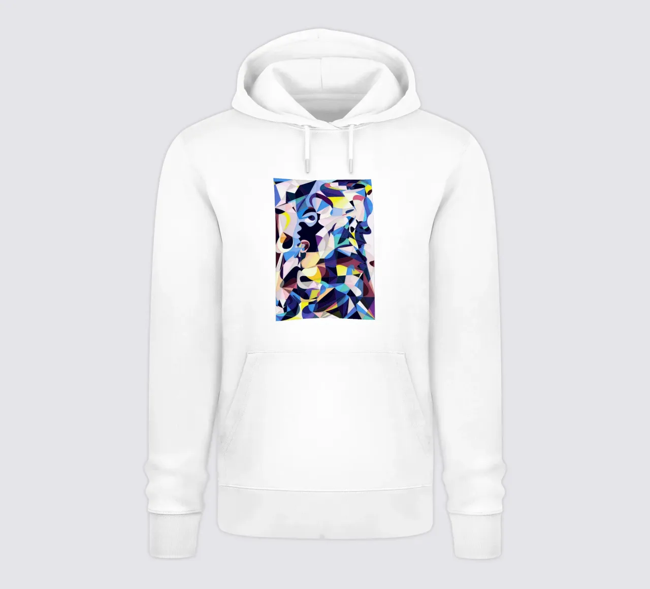 Fatto *Blu felpa con cappuccio da lovely lines