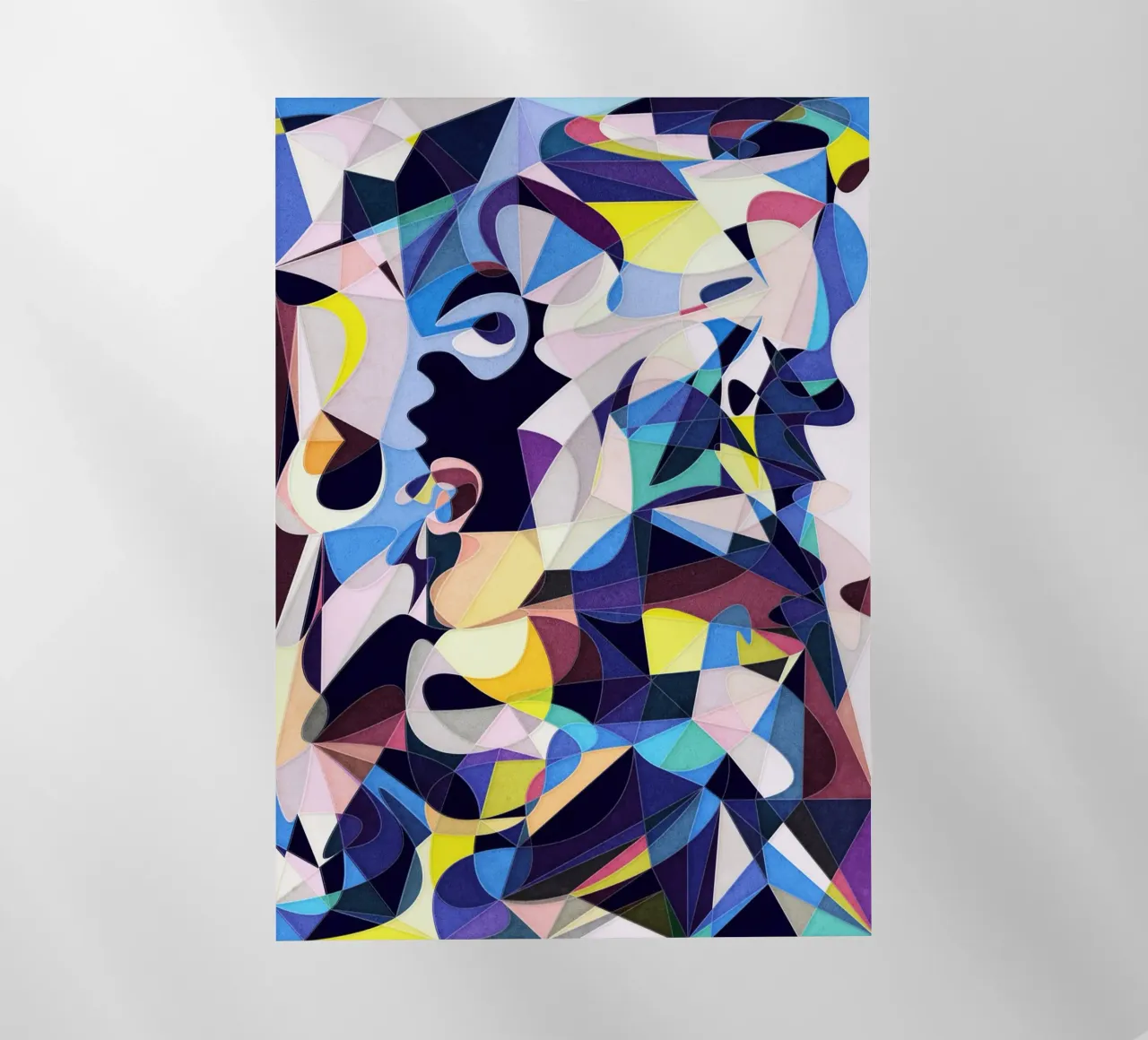 Fatto *Blu pellicola backlit da Abstract 888