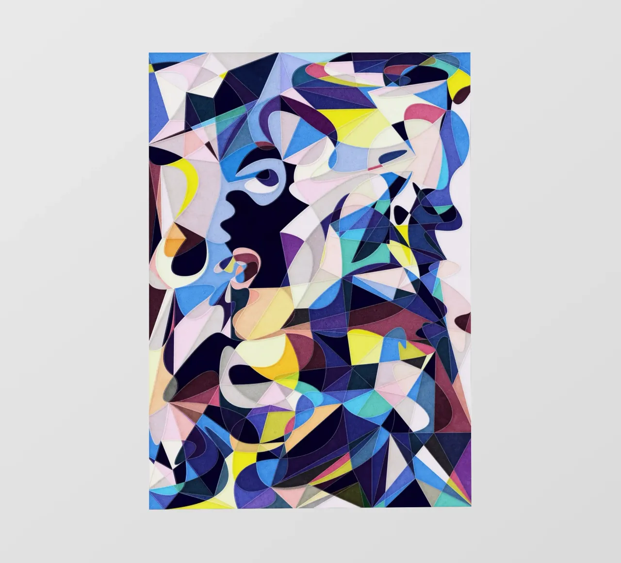 Fatto *Blu pellicola backlit da Abstract 888