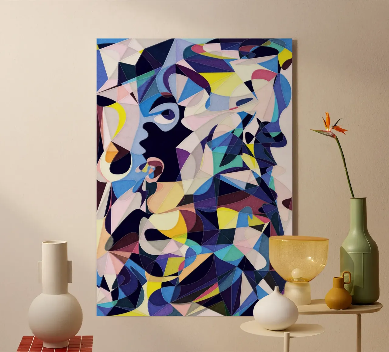 Fatto *Blu plexiglass da Abstract 888