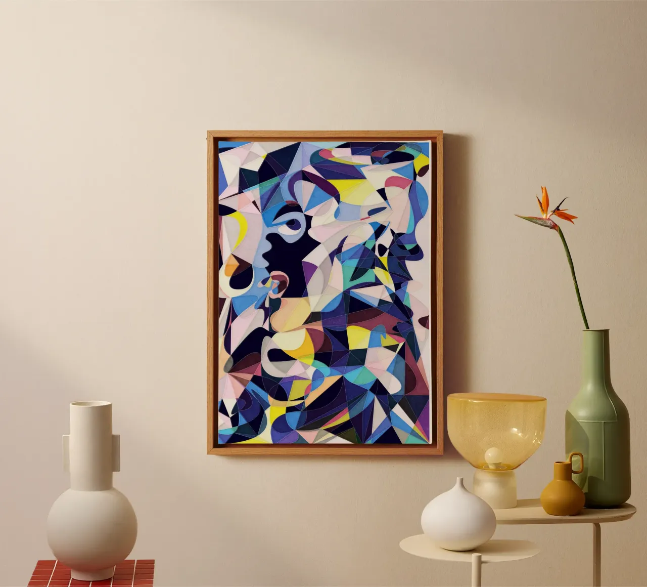 Fatto *Blu tela da Abstract 888