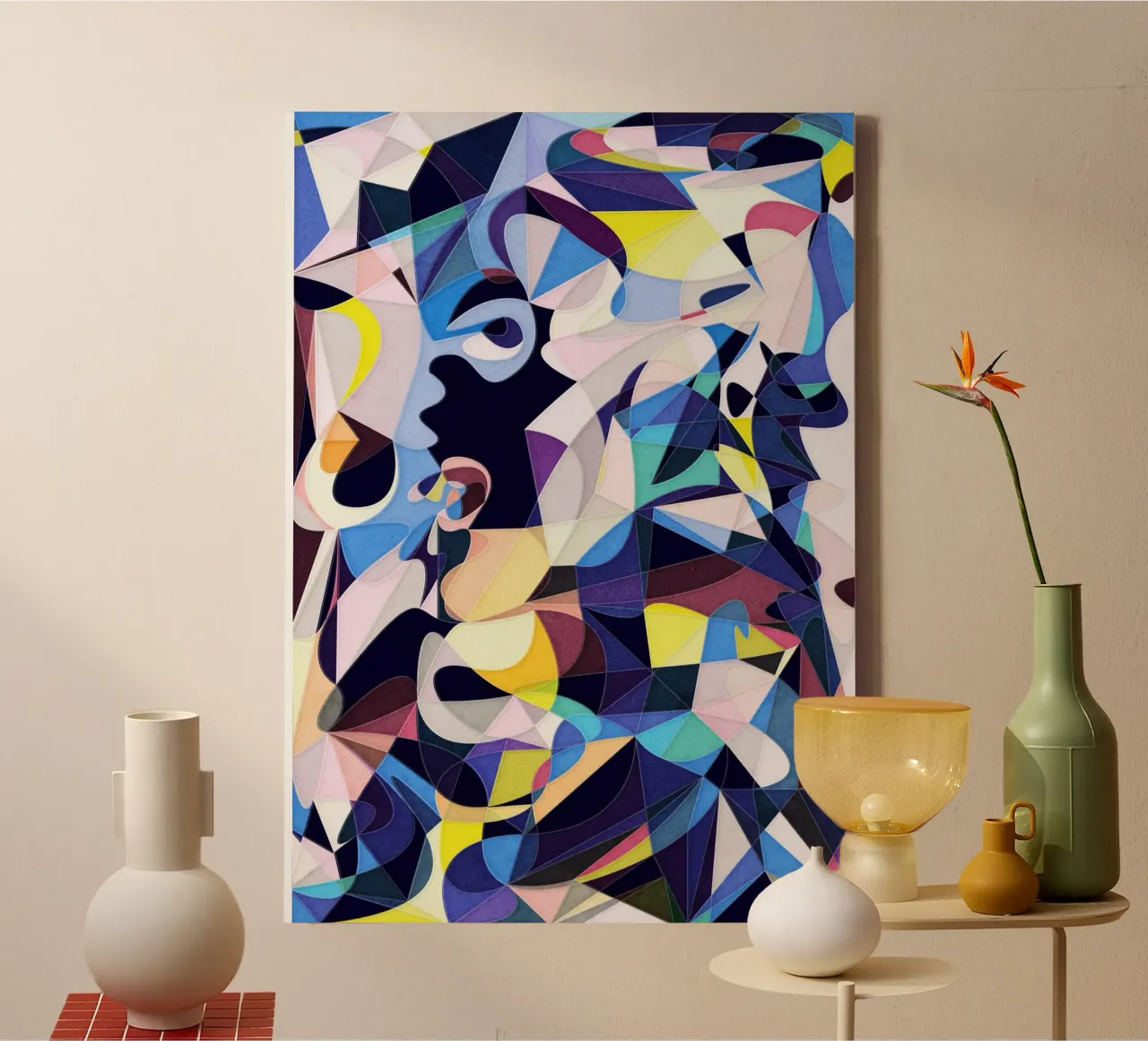 Fatto *Blu tela da Abstract 888