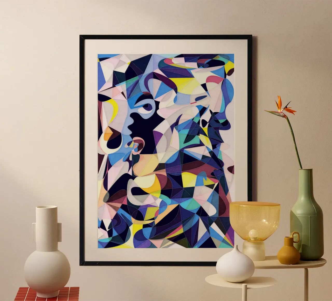 Done *Blue poster by Abstract 888