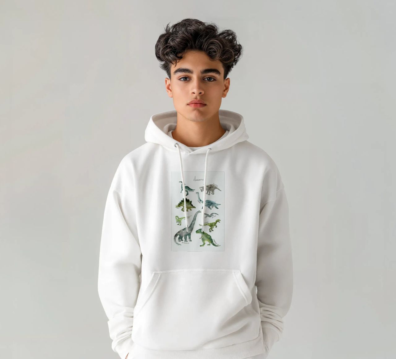 Dinosaurs sudadera con capucha de Amy Hamilton