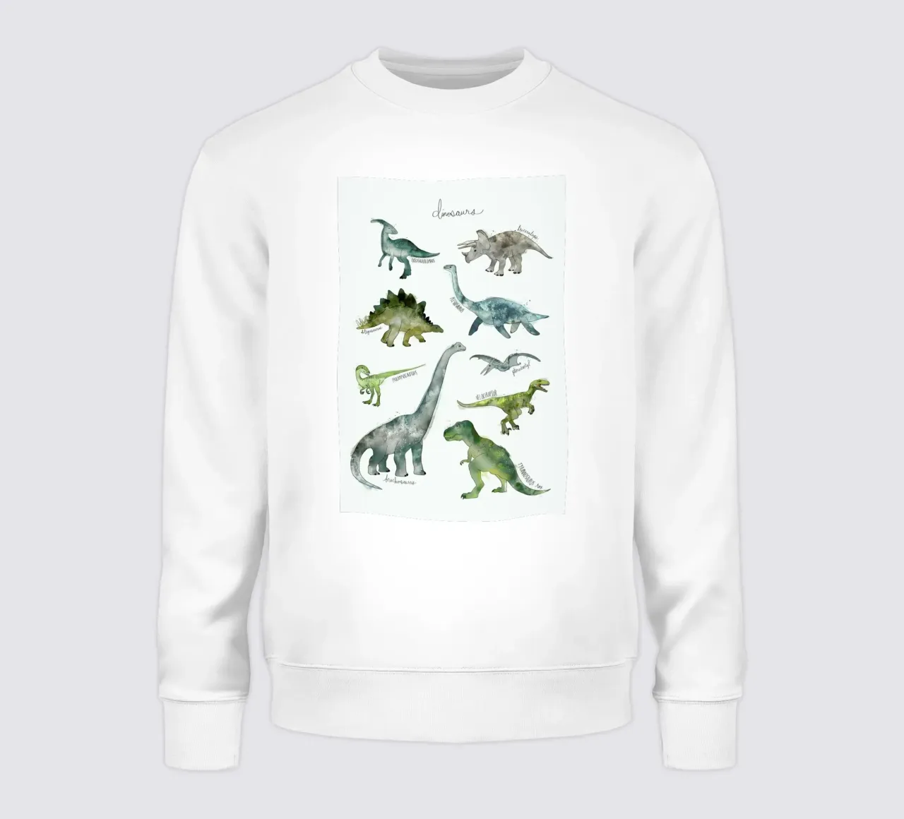 Dinosaurs sweatshirt van Amy Hamilton