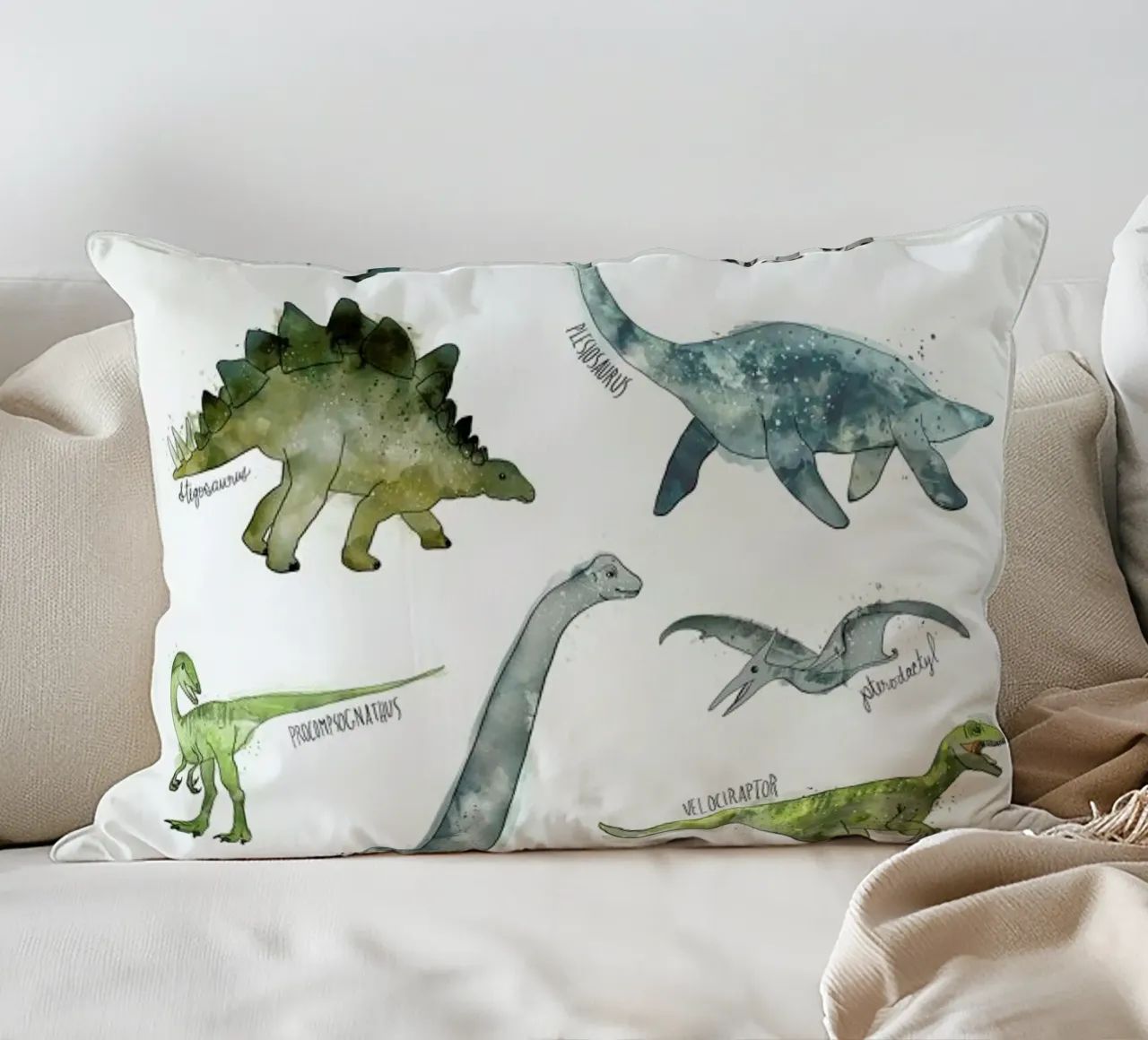 Dinosaurs cuscino da Amy Hamilton