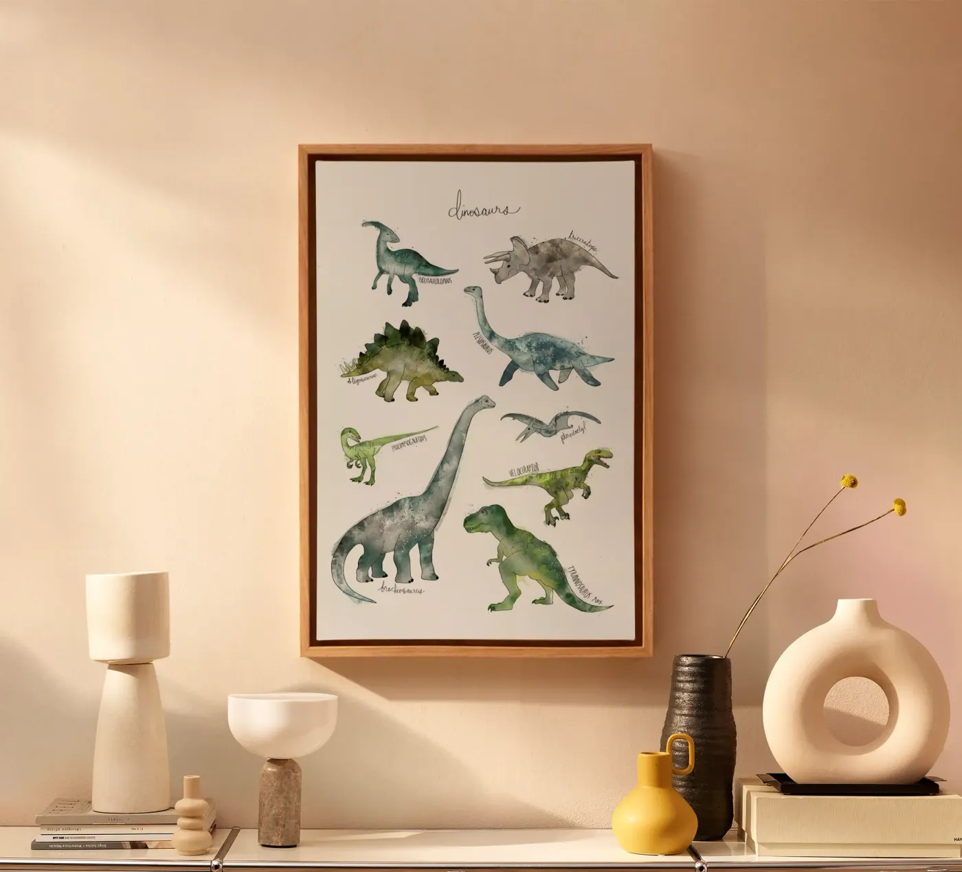 Dinosaurs tela da Amy Hamilton