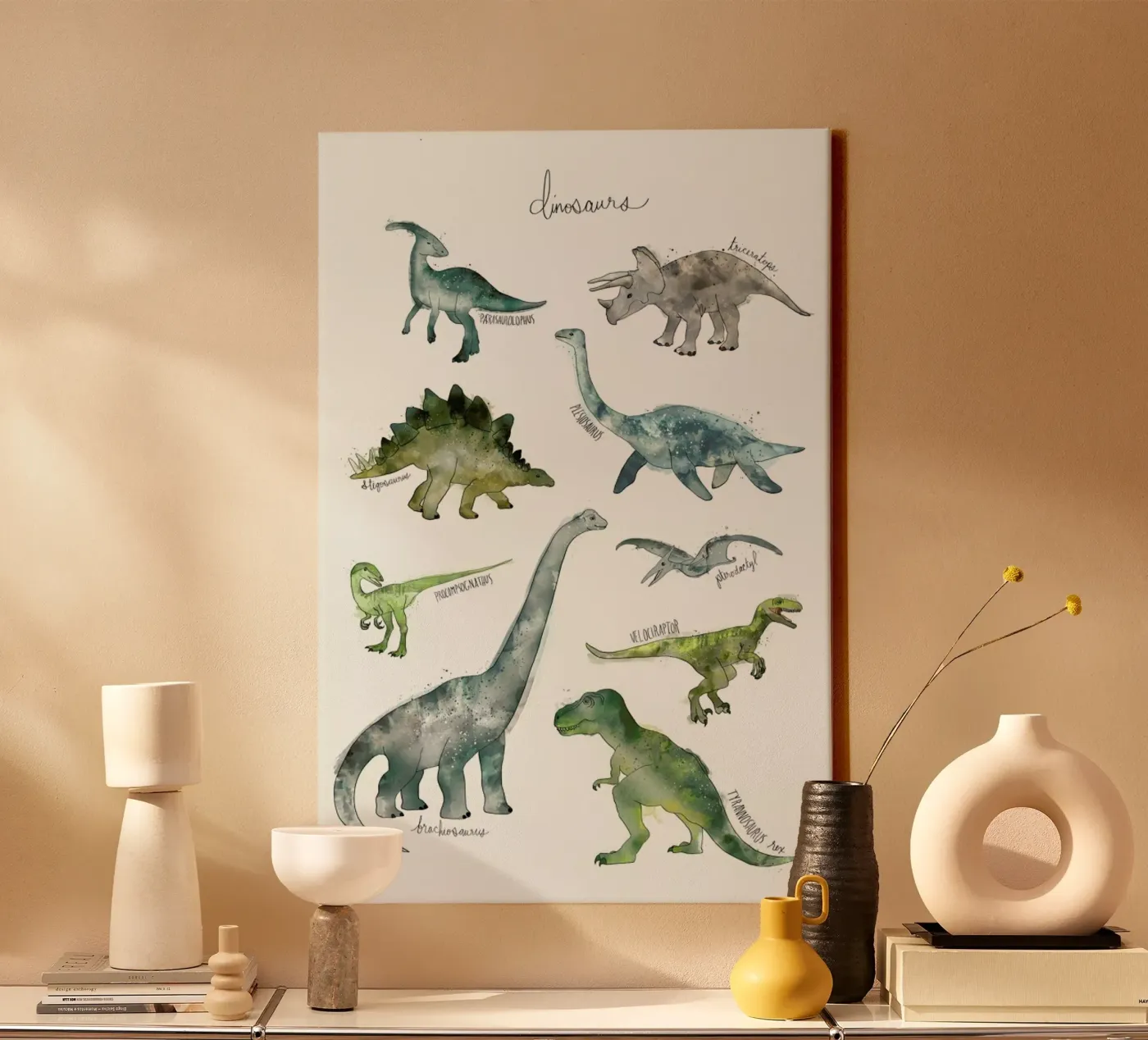 Dinosaurs tela da Amy Hamilton