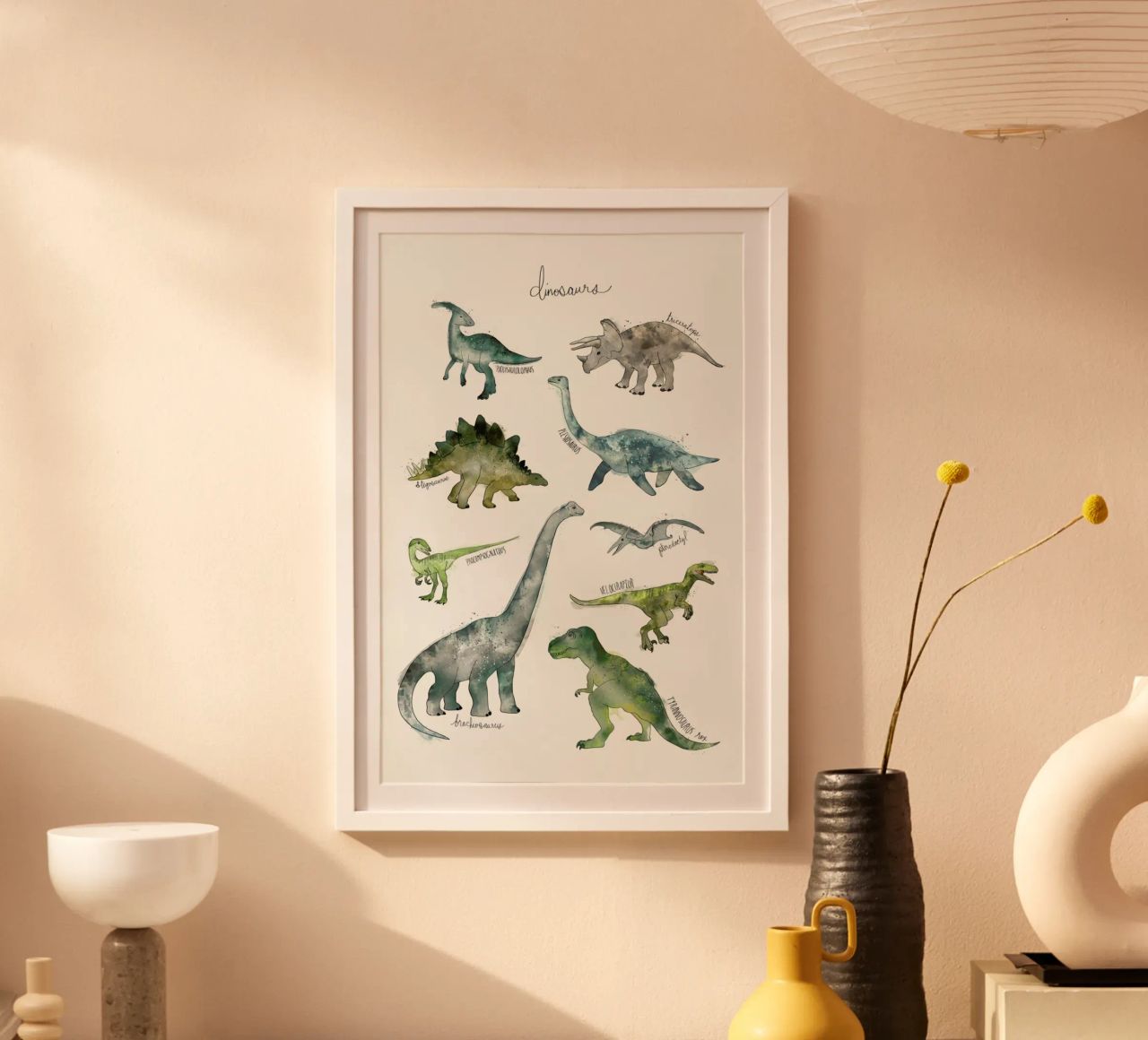 Dinosaurs poster de Amy Hamilton