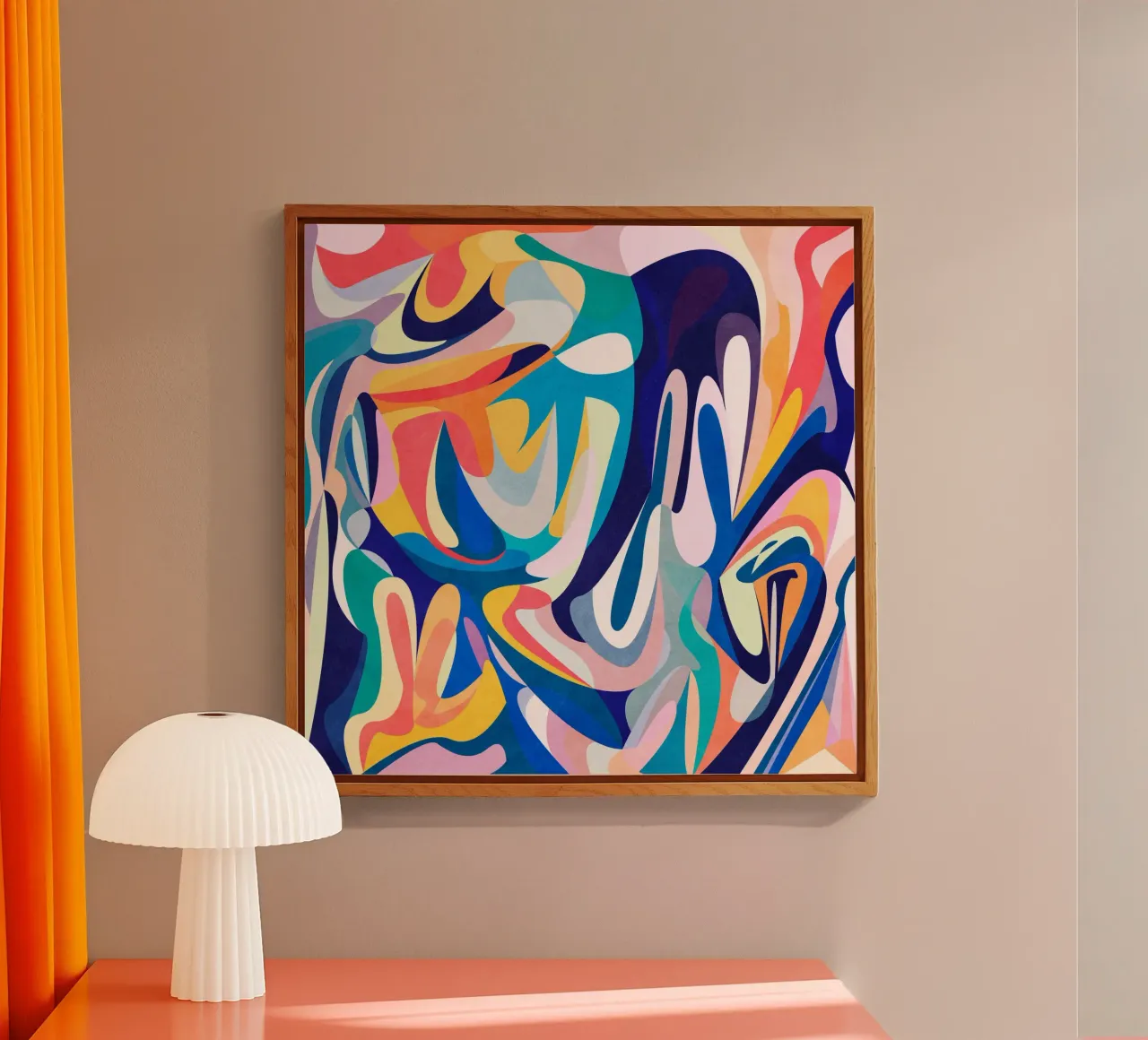 Blu e vero plexiglass da Abstract 888