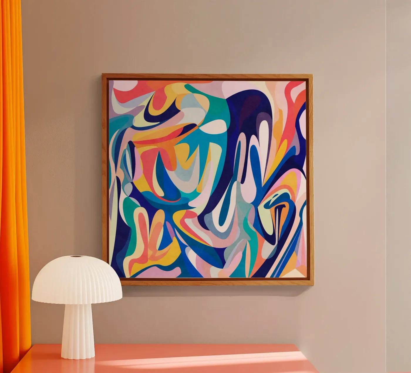 Blu e vero plexiglass da Abstract Joy